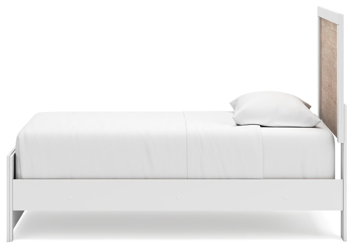 Charbitt Twin Panel Bed, Two-tone, large