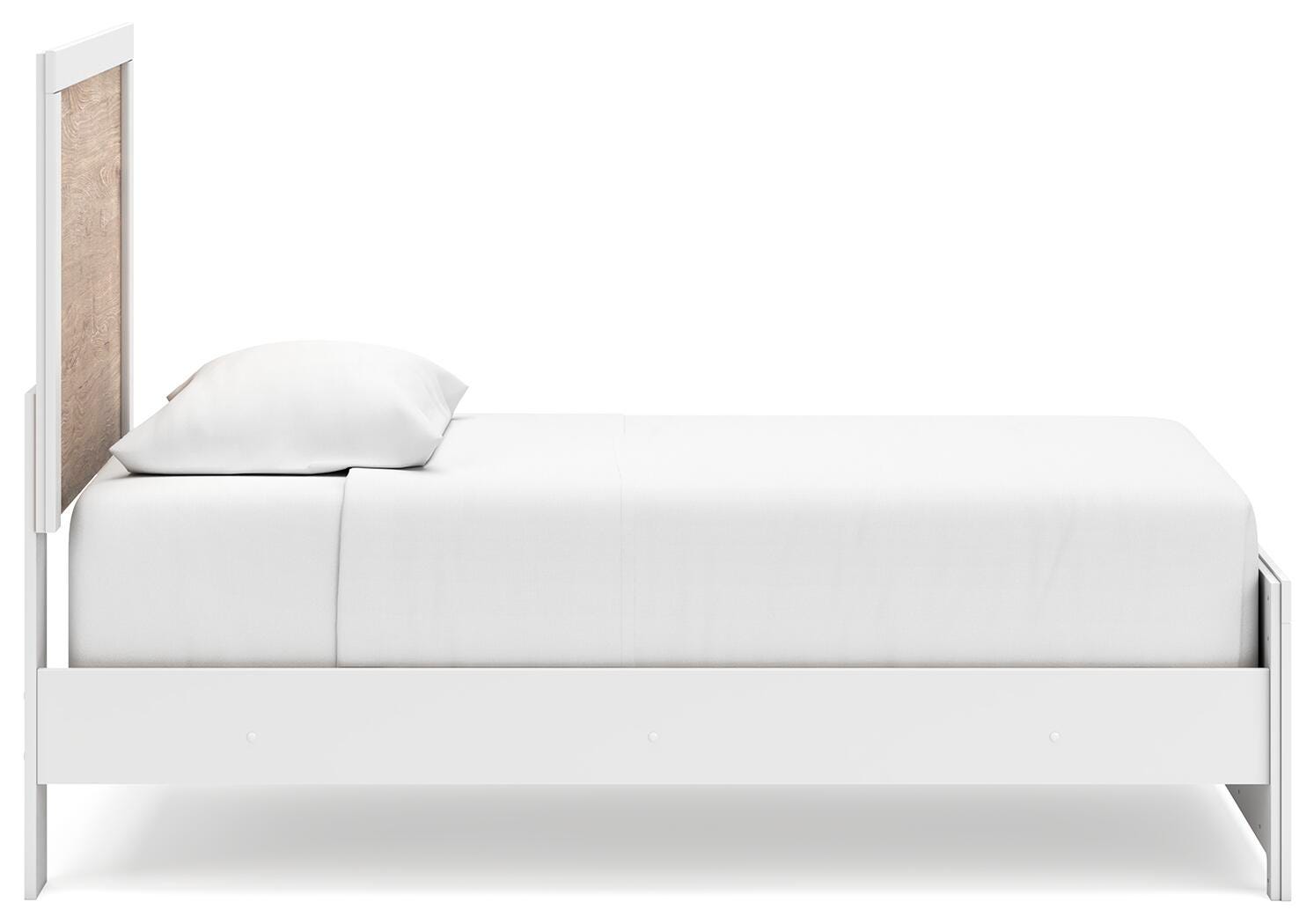 Charbitt Twin Panel Bed, Two-tone, large
