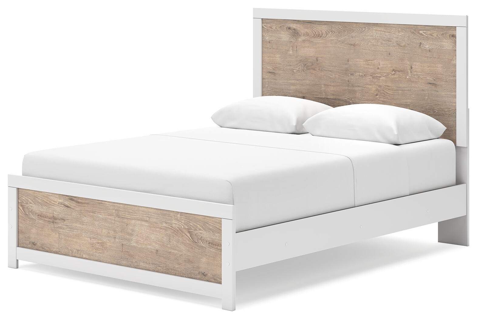 Charbitt Queen Panel Bed, Two-tone, large