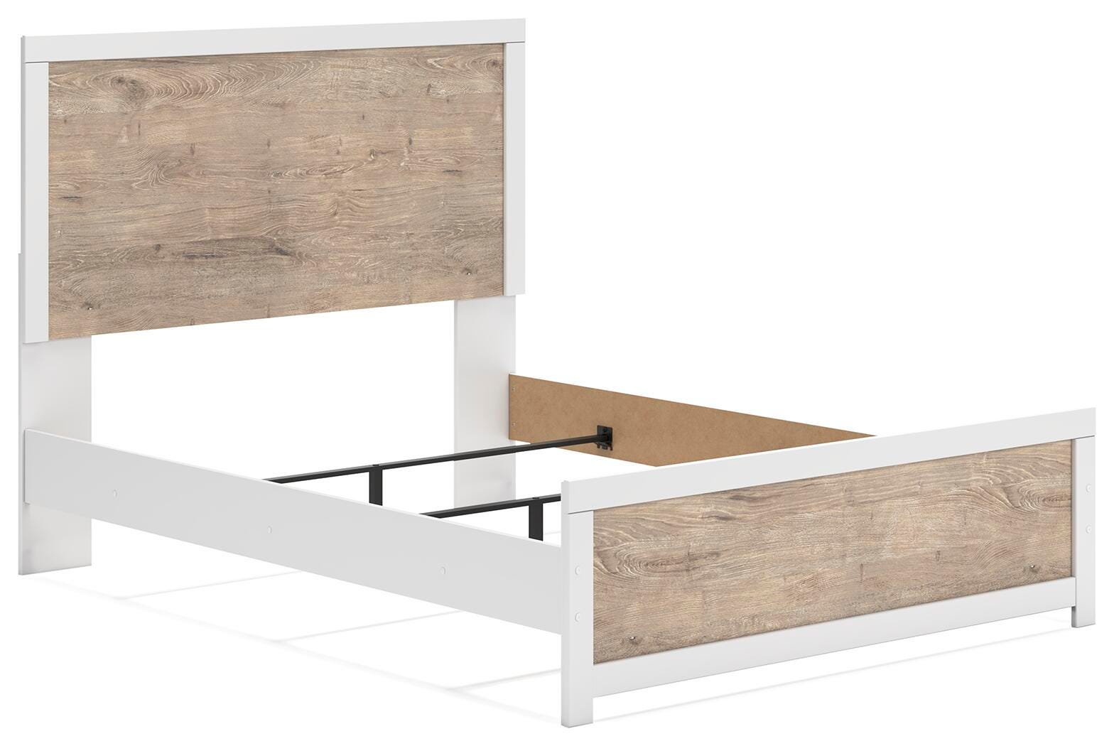 Charbitt Queen Panel Bed, Two-tone, large