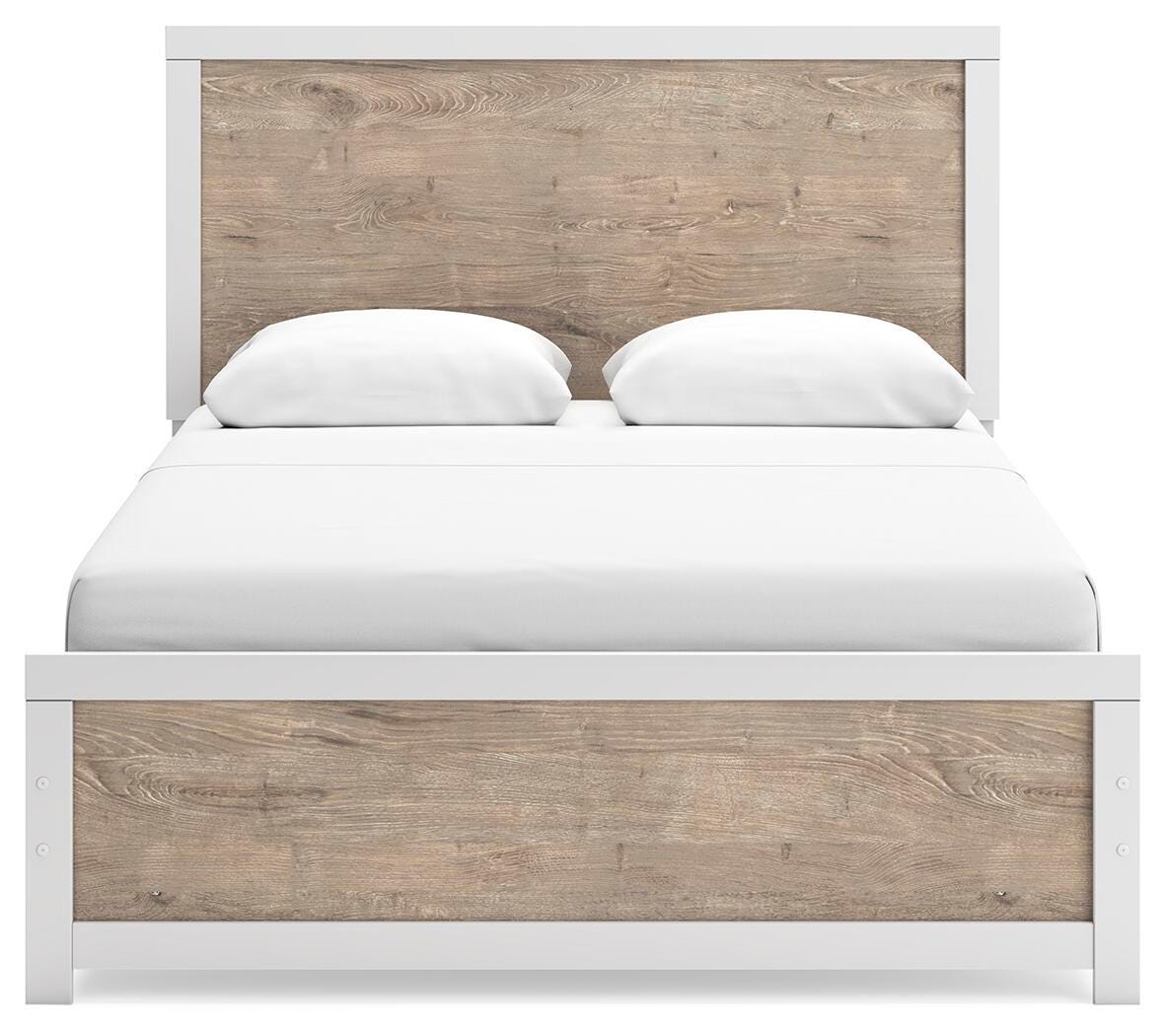 Charbitt Queen Panel Bed, Two-tone, large
