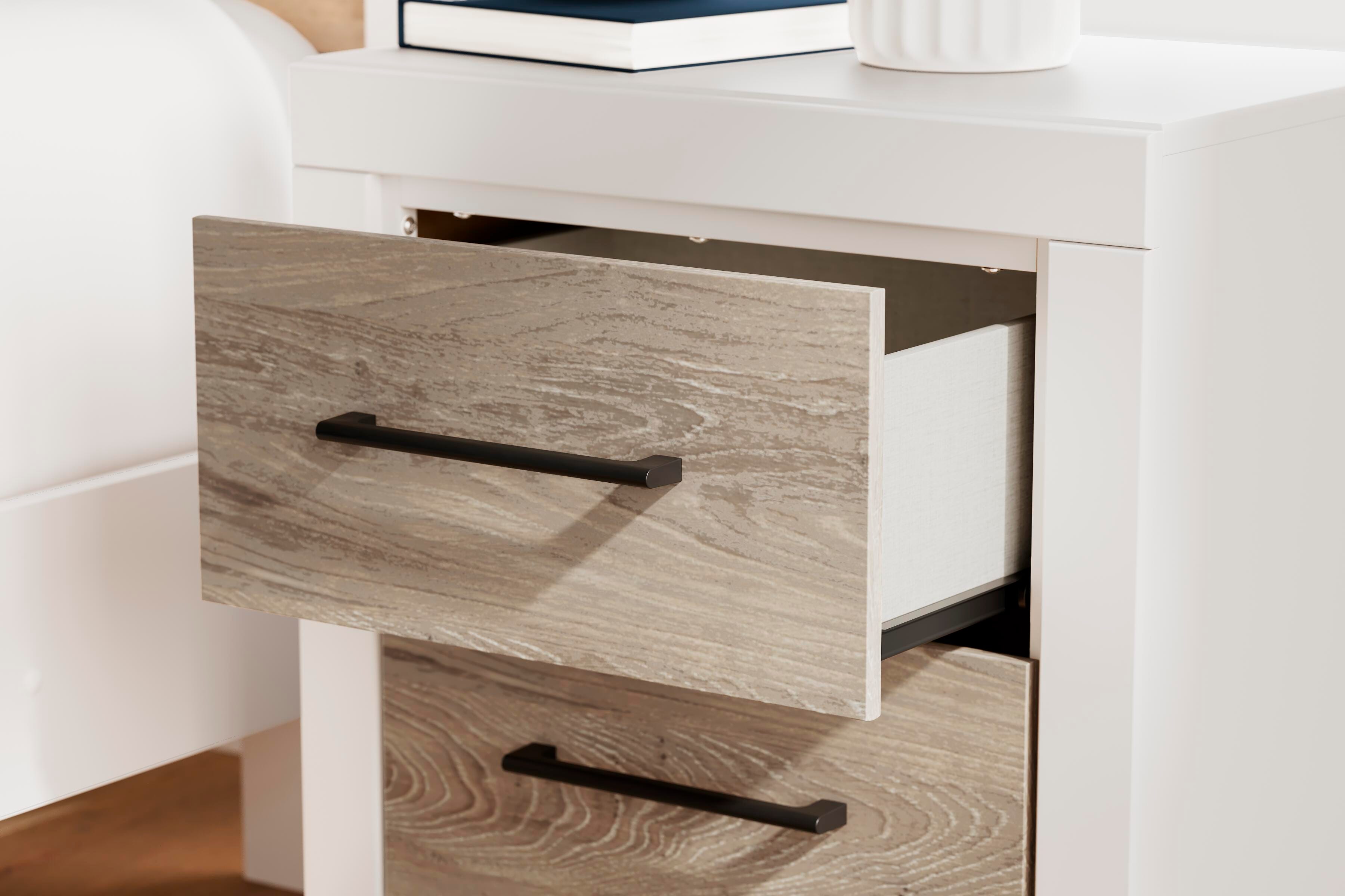 Charbitt Nightstand, Two-tone, large
