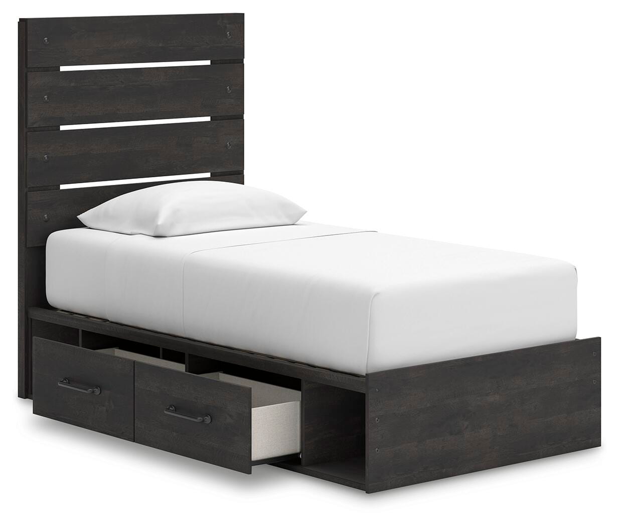 Delmorta Twin Panel Storage Bed - image 5