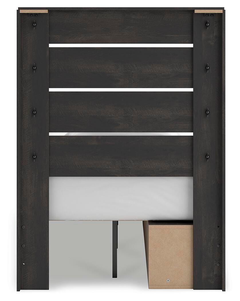 Delmorta Twin Panel Storage Bed - image 8