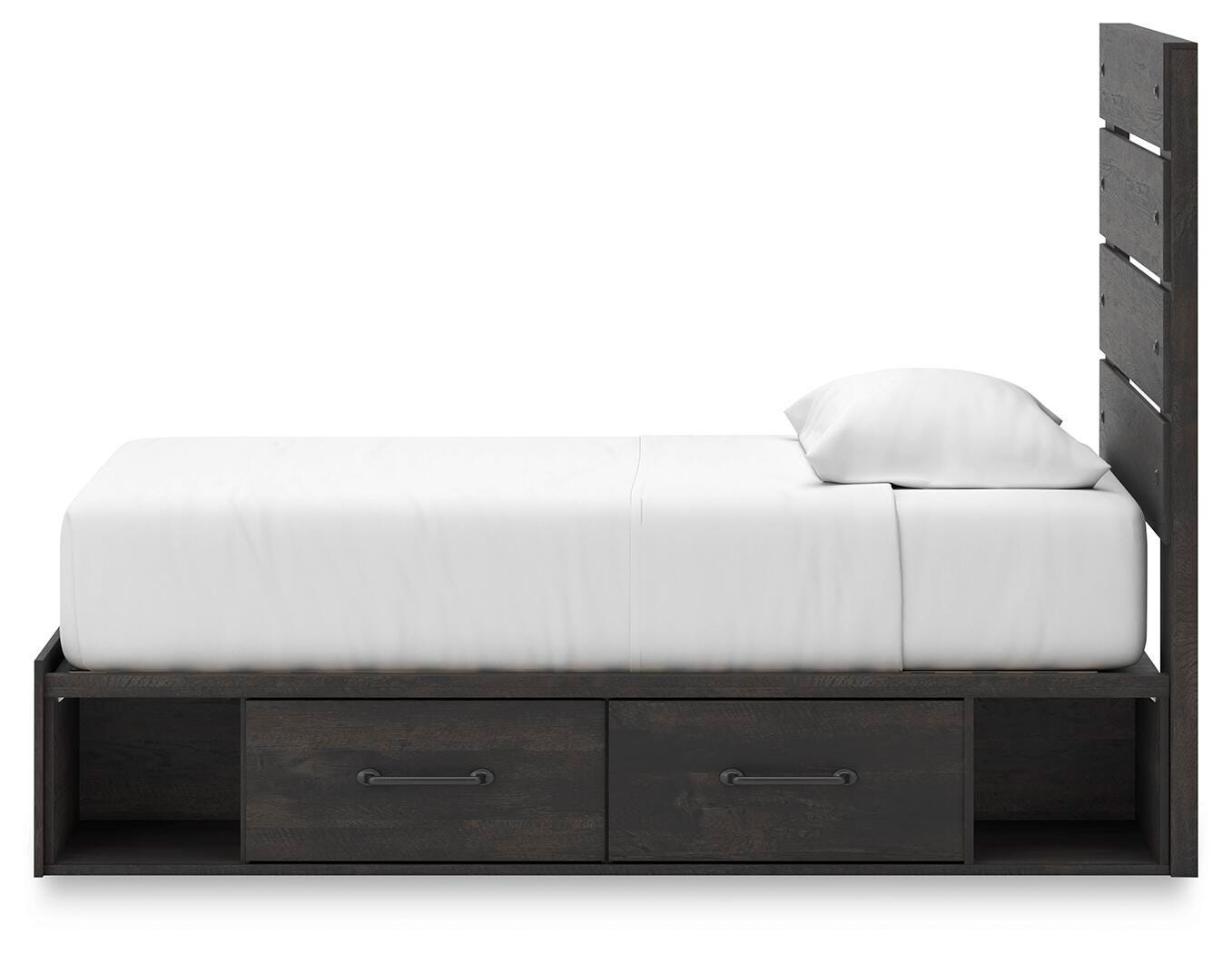 Delmorta Twin Panel Bed with Storage - image 8