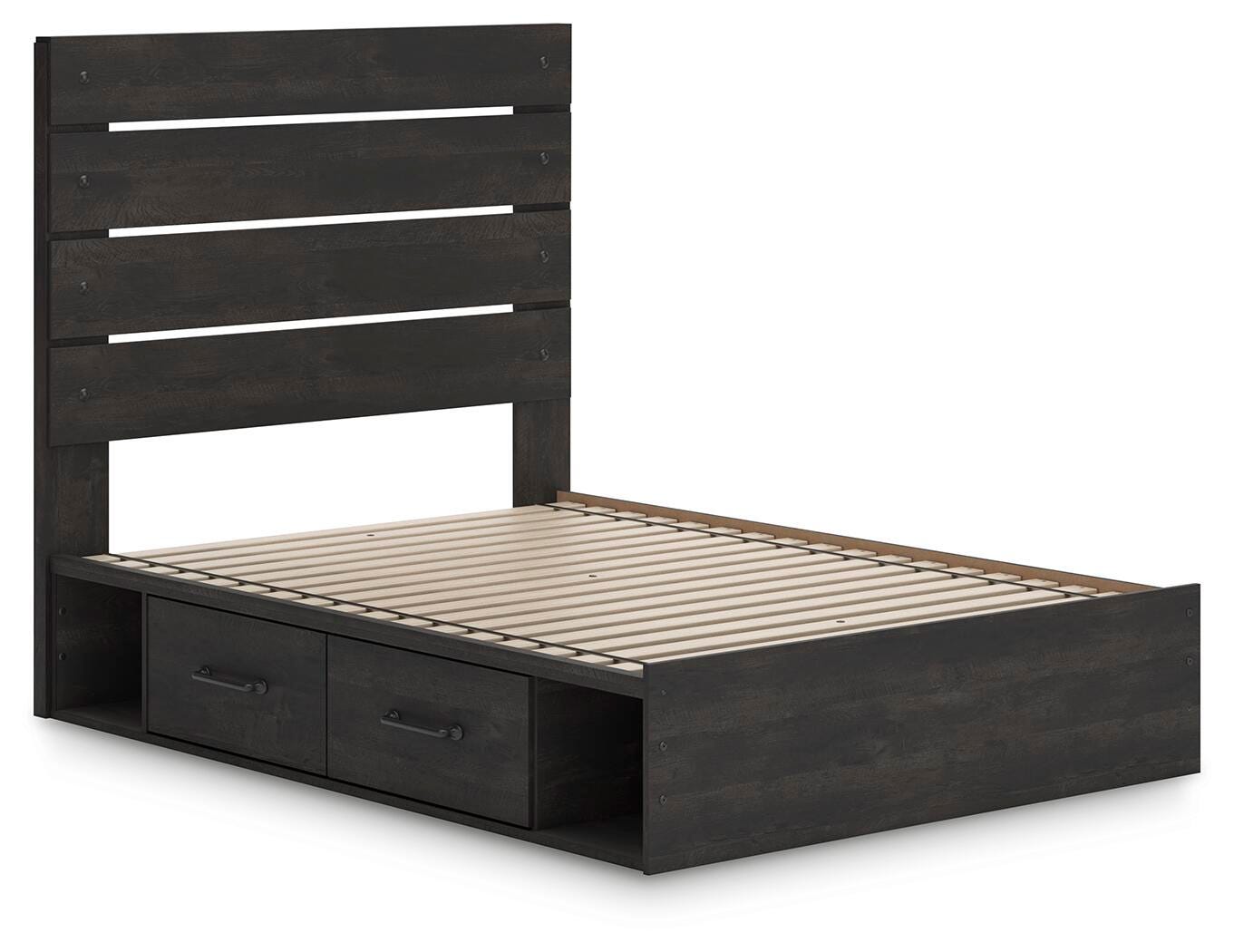 Cama con almacenaje Delmorta de panel completo - image 3