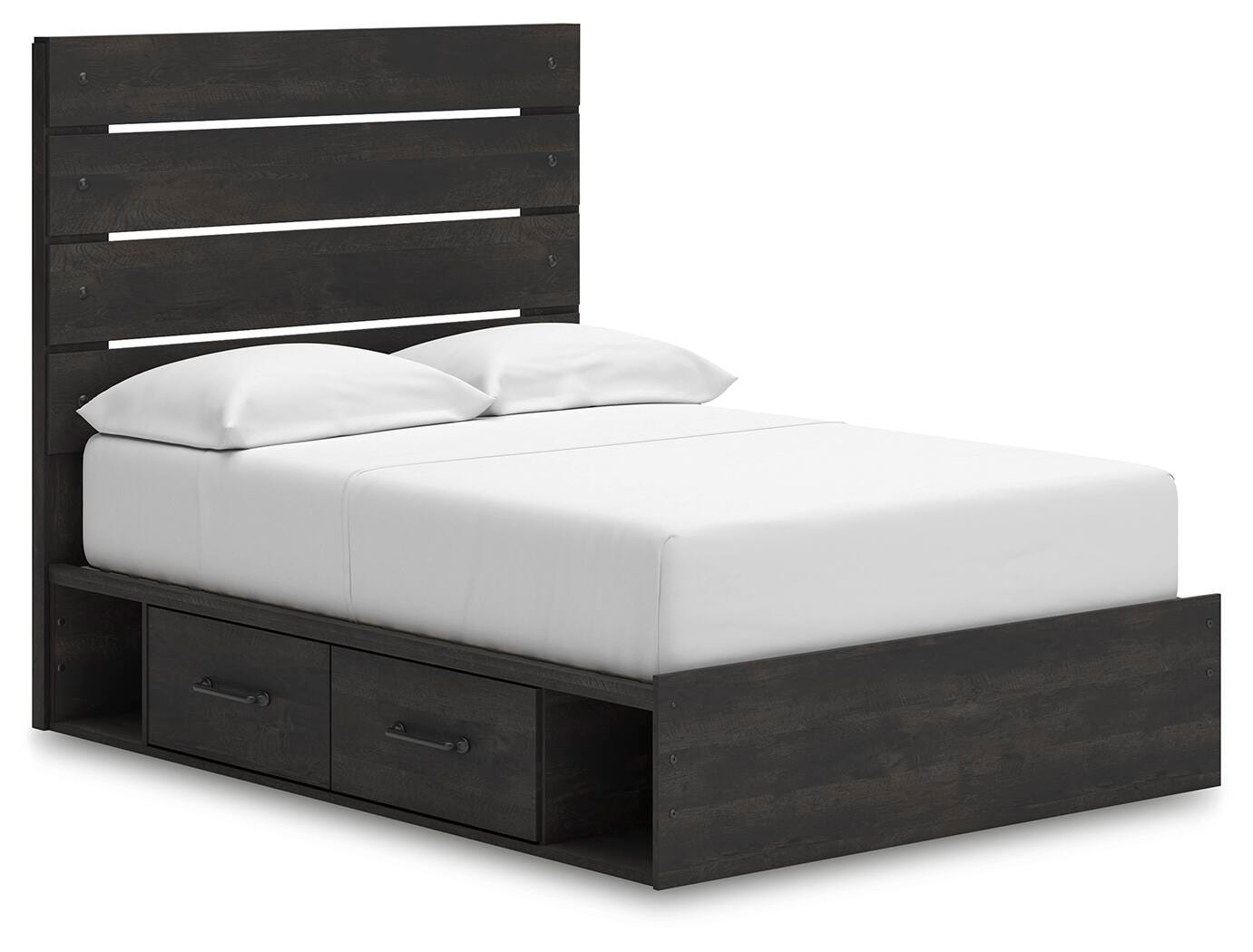 Delmorta Full Panel Bed with Storage - image 2