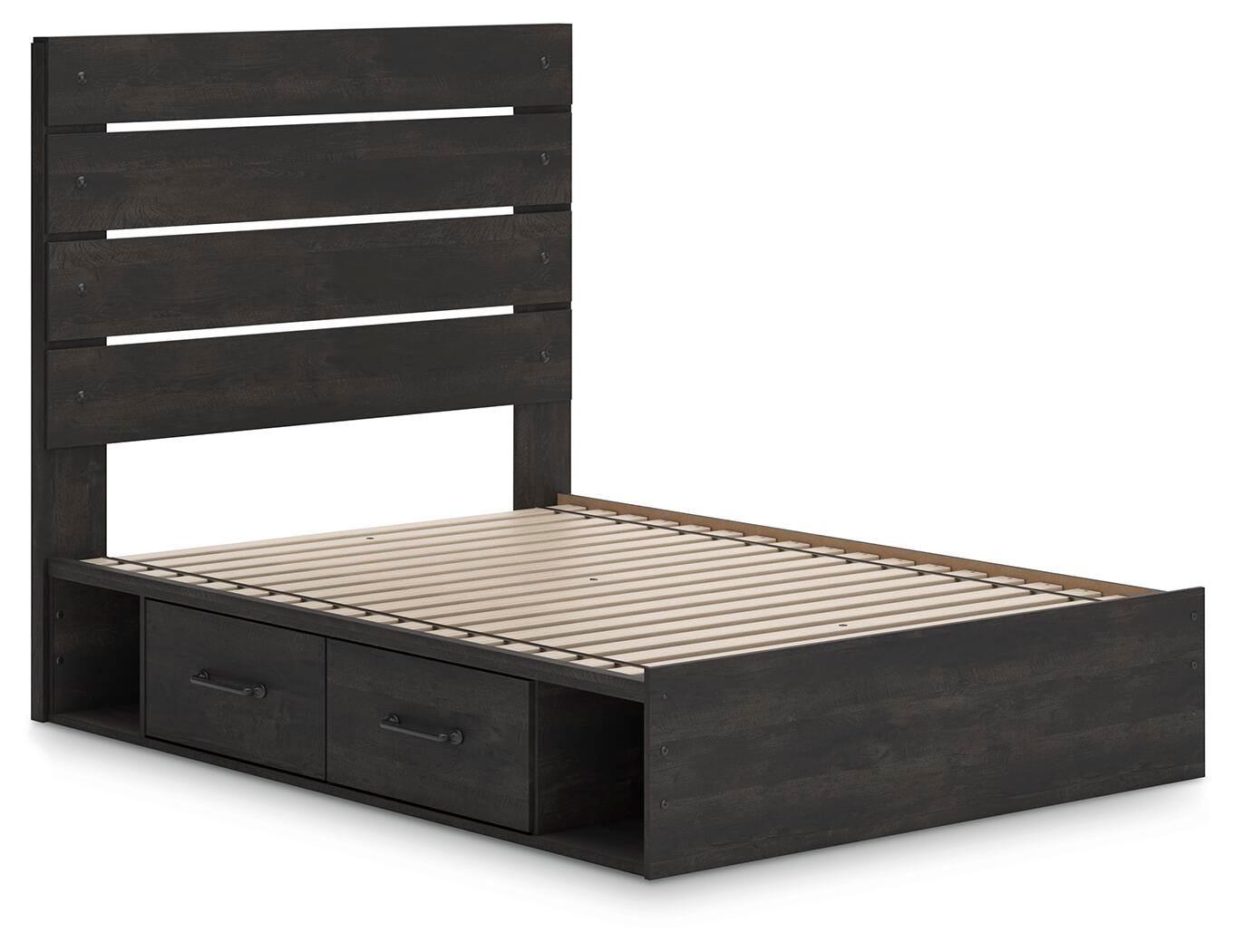 Delmorta Full Panel Bed with Storage - image 3