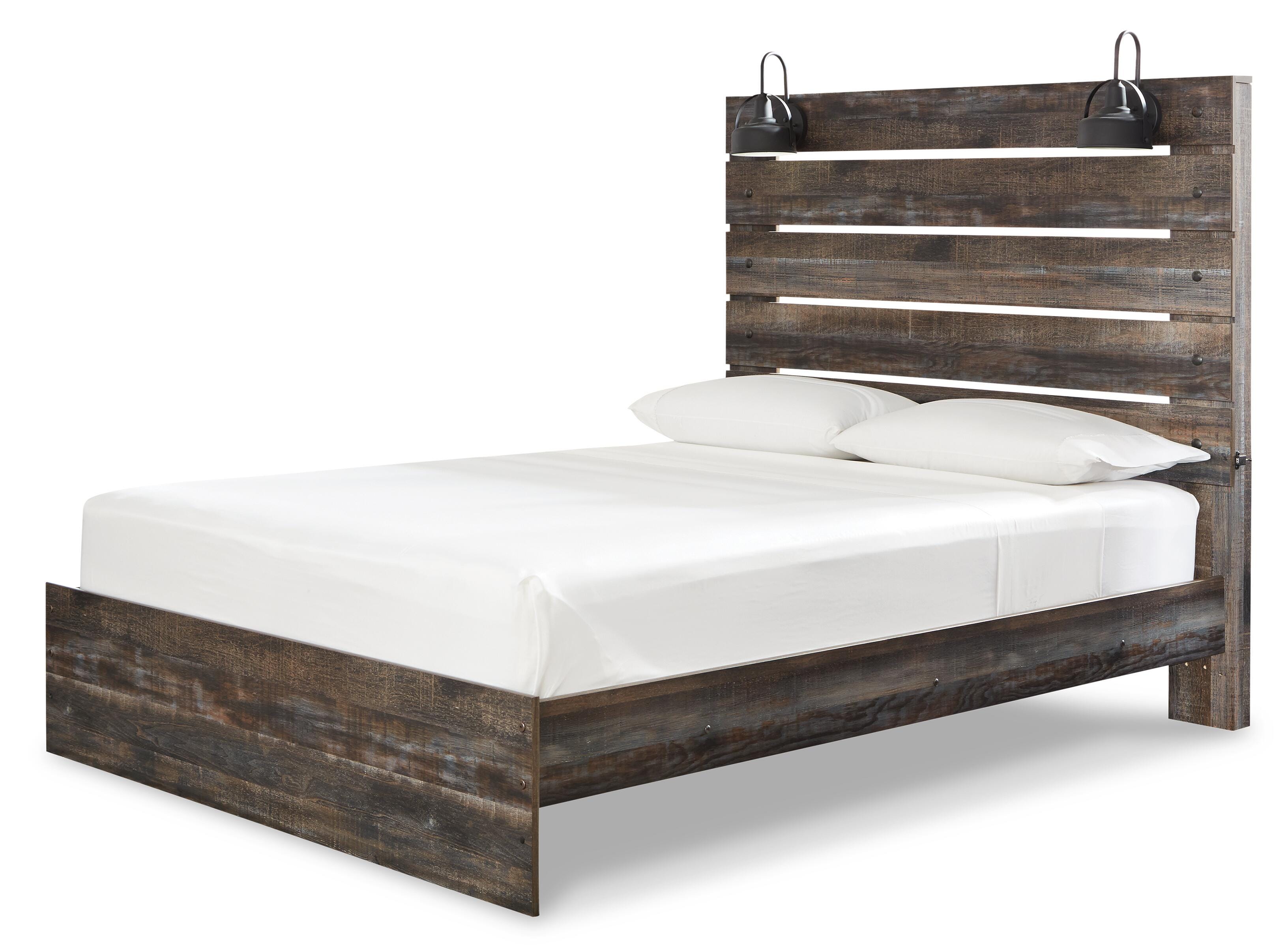 Drystan Queen Panel Bed with Chest and Nightstand, Multi, large