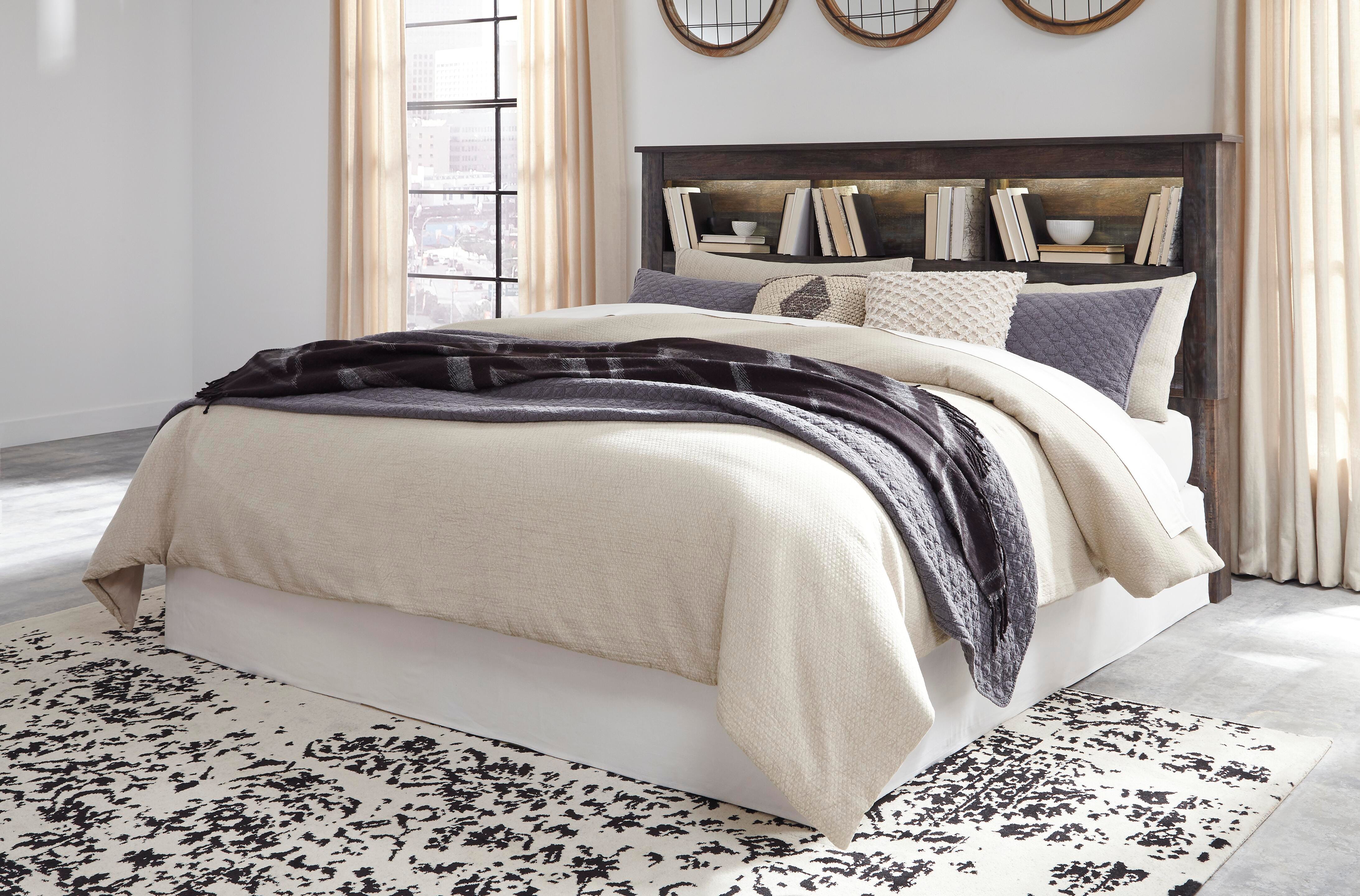 Drystan King/California King Bookcase Headboard, Multi, large