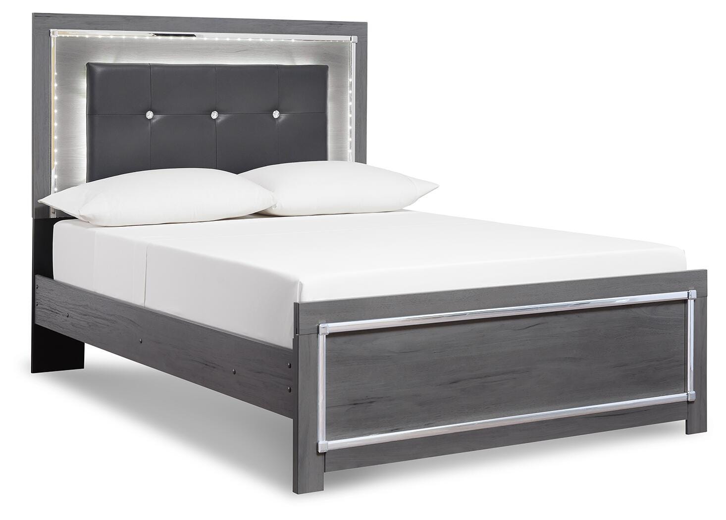 Lodanna Full Panel Bed, Gray, large