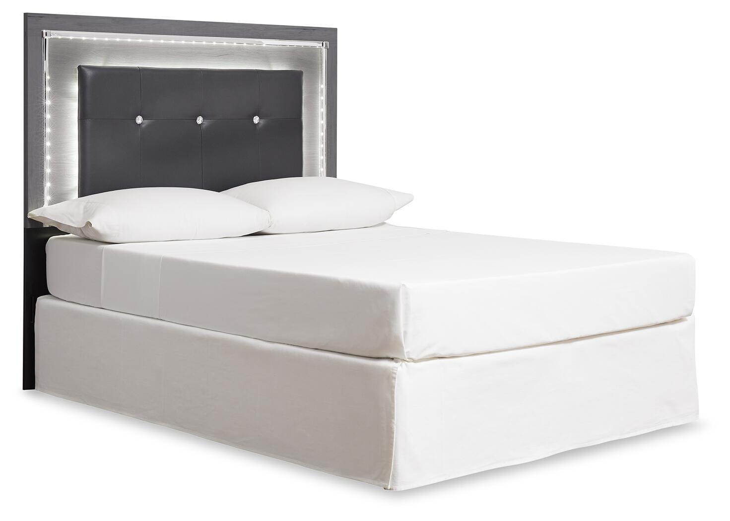 Lodanna Full Upholstered Panel Headboard, Gray, large