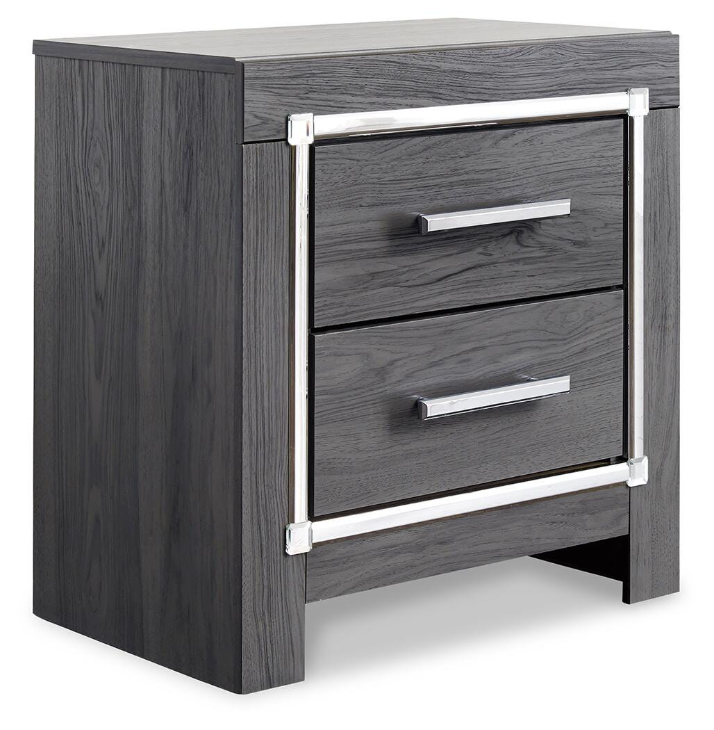 Lodanna Nightstand, Gray, large