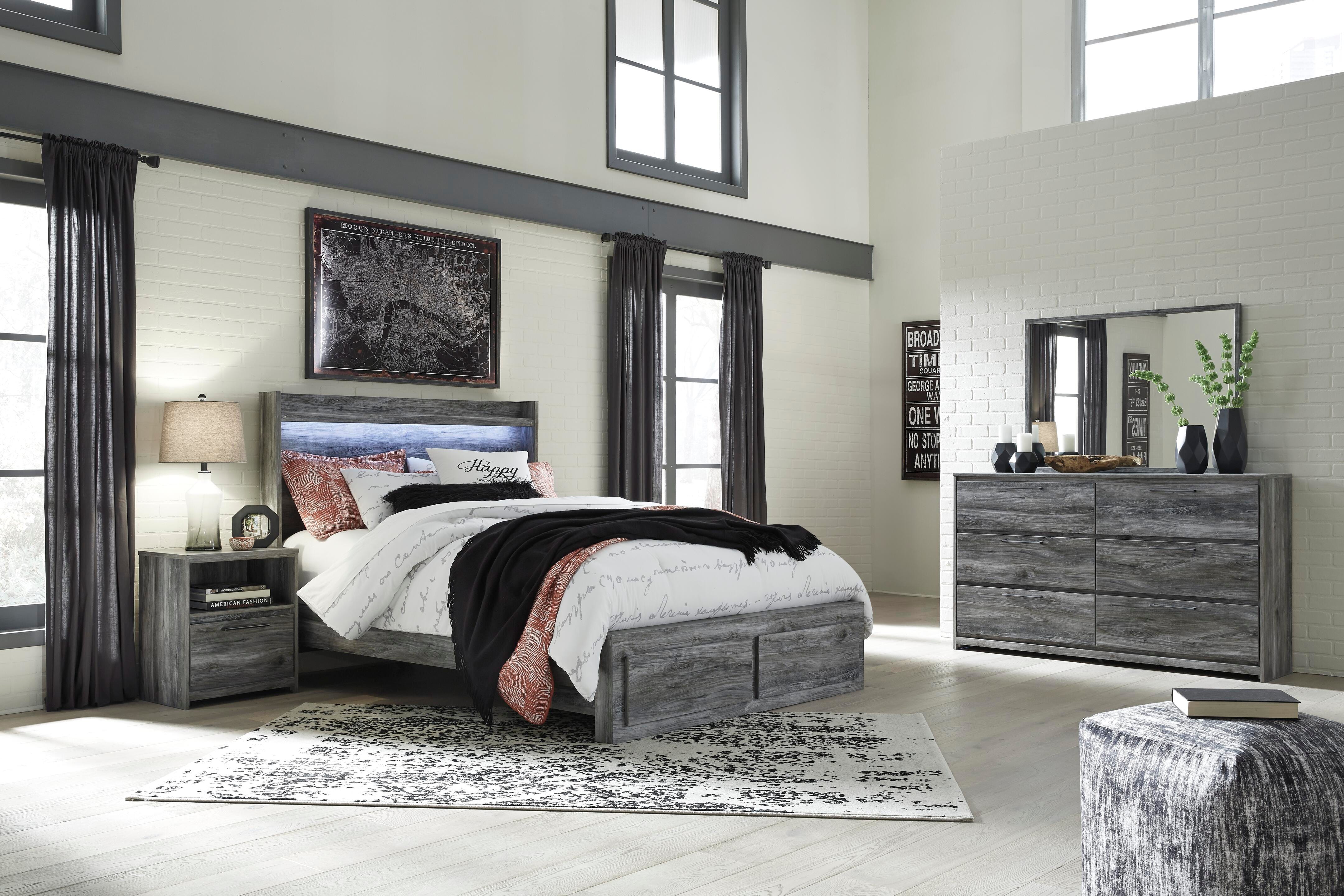 Baystorm Queen Panel Bed with 2 Storage Drawers - image 4