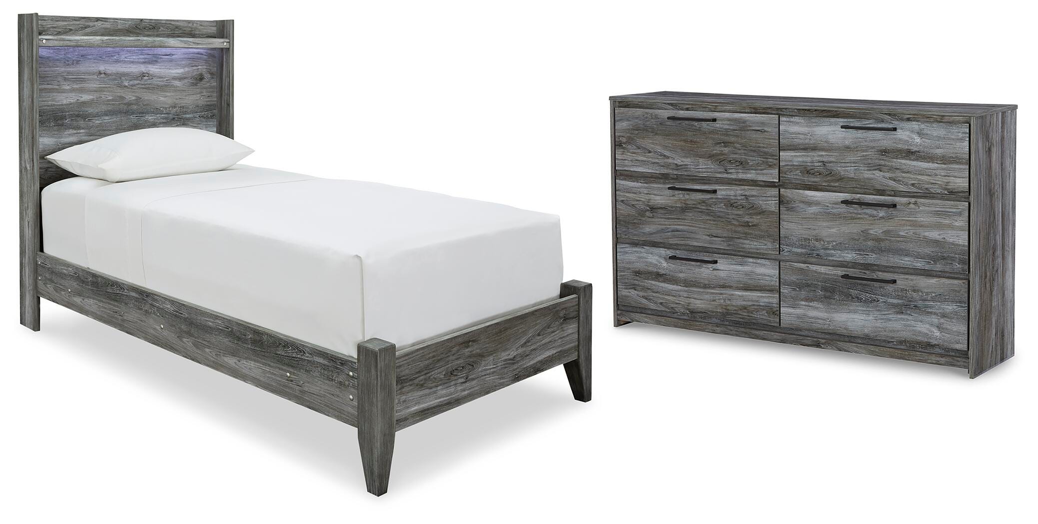 Cama con paneles dobles y cómoda Baystorm - image 1