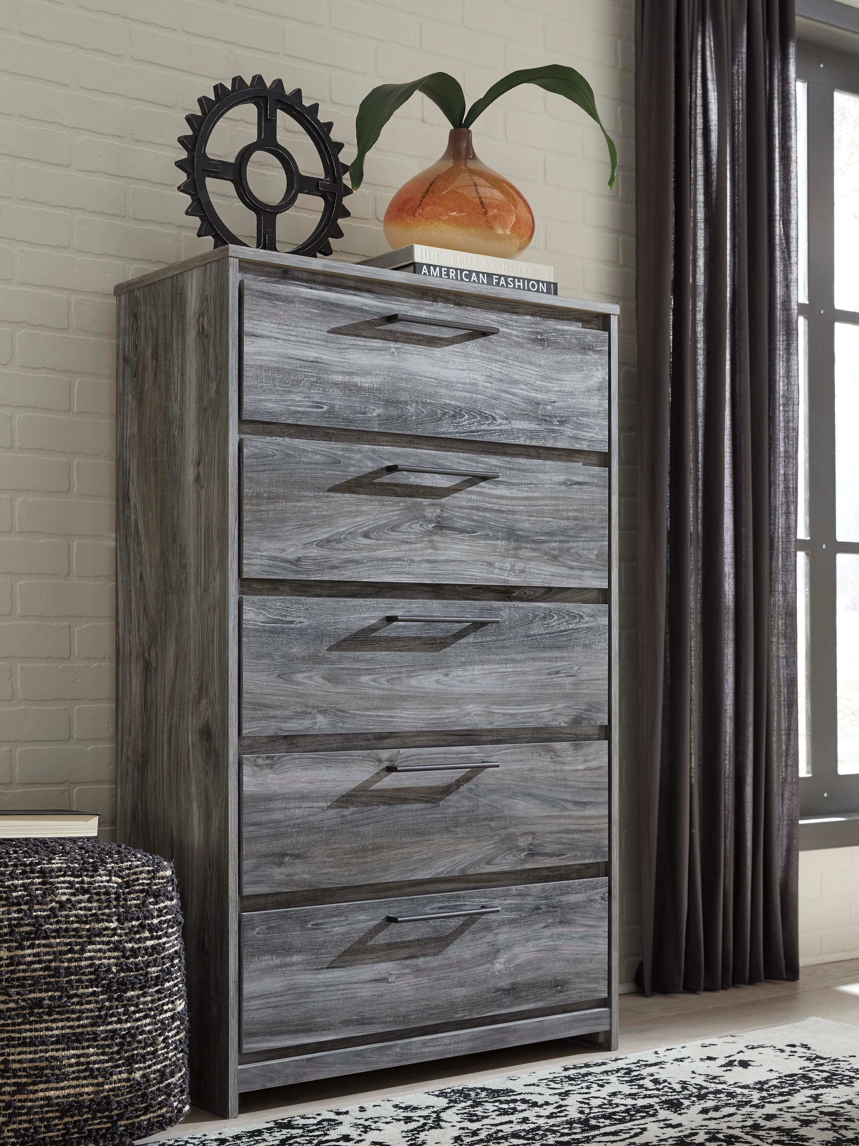 Cama Kingsize Baystorm con almacenaje, cómoda, espejo, chiffonier y 2 mesitas de noche - image 14