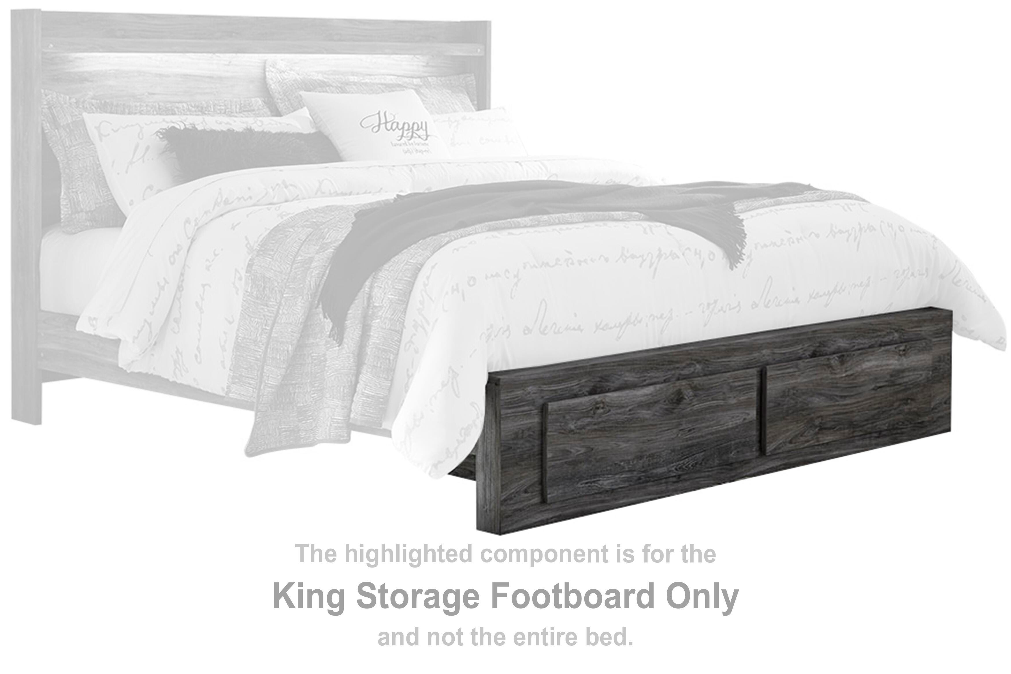 Baystorm King Storage Footboard, , large