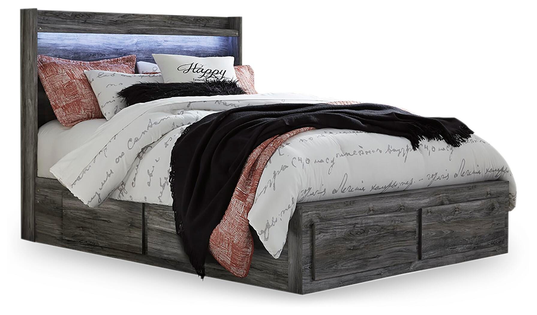 Baystorm Queen Panel Bed with 6 Storage Drawers - image 2