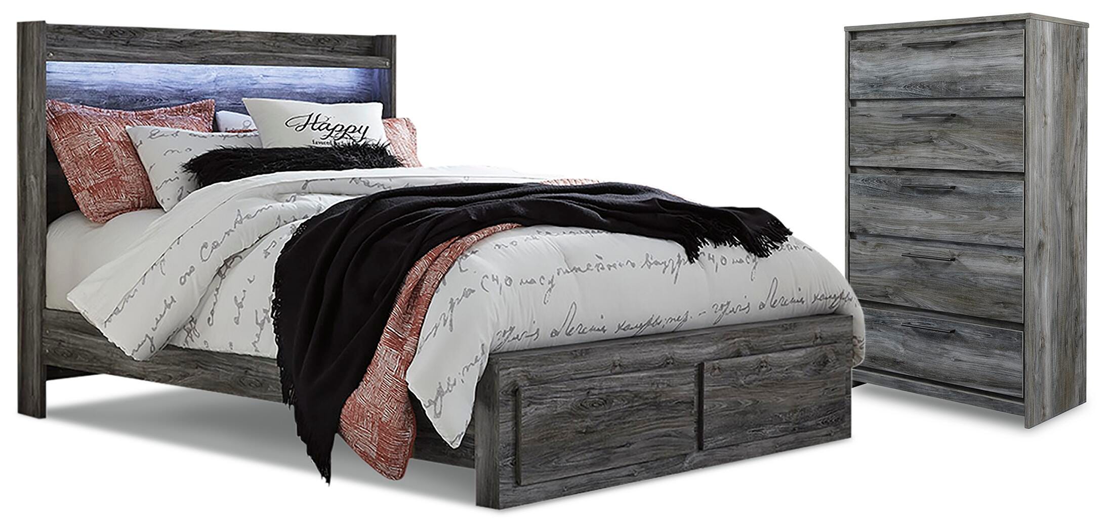 Baystorm Queen Panel Storage Bed with Chest - image 2