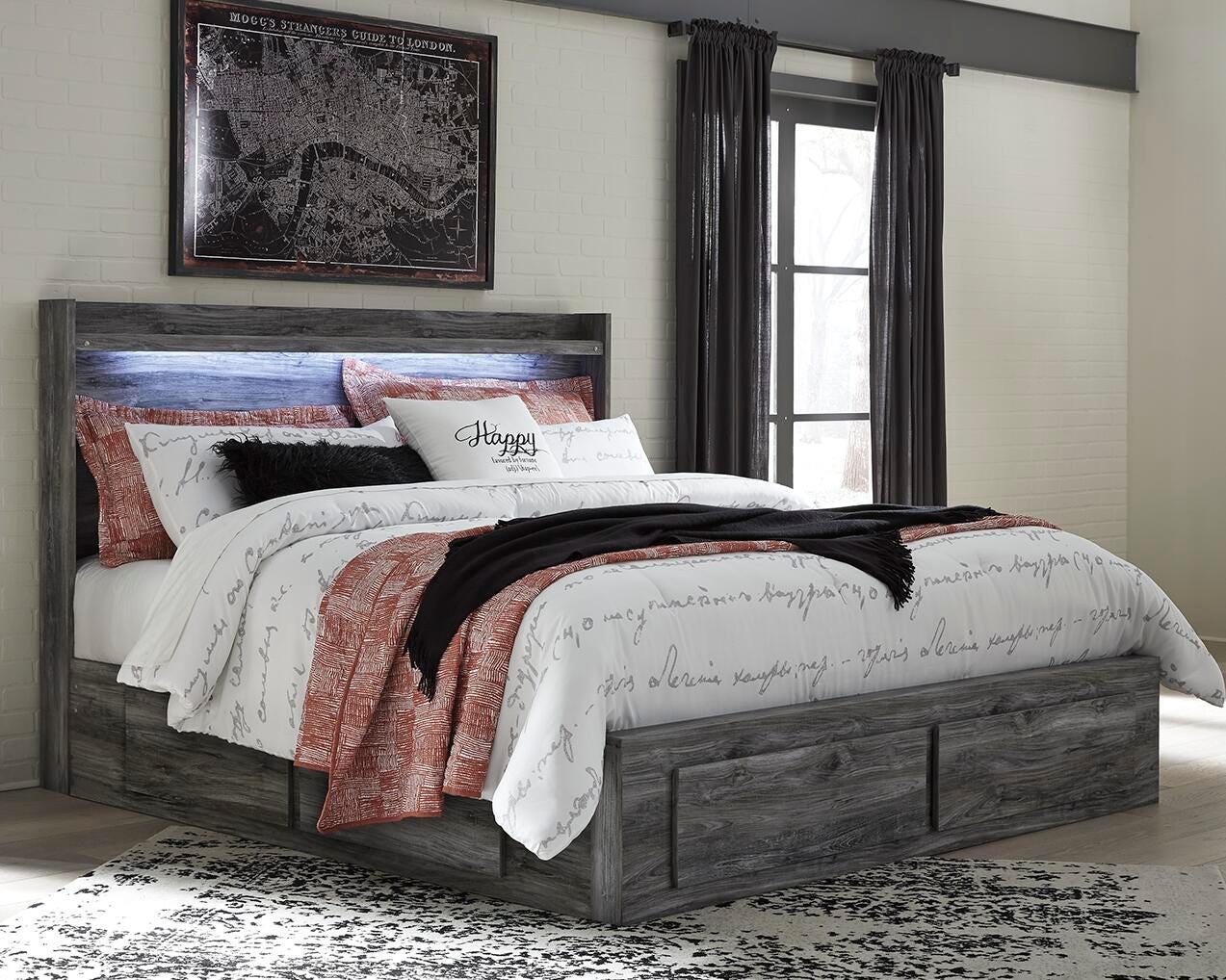 Baystorm King Storage Bed, Dresser, Mirror, Chest and Nightstand - image 14
