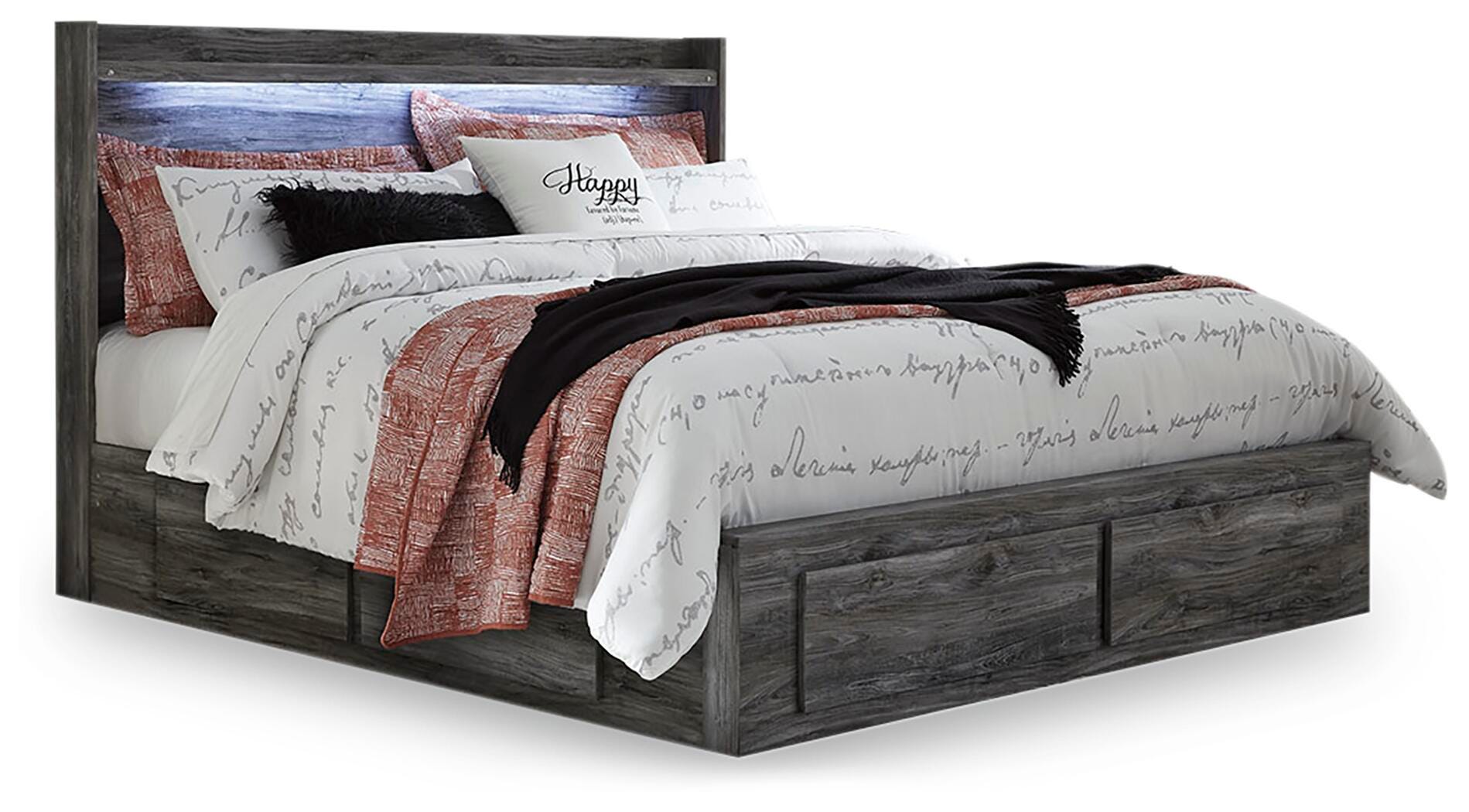 Baystorm King Panel Bed with 6 Storage Drawers - image 2