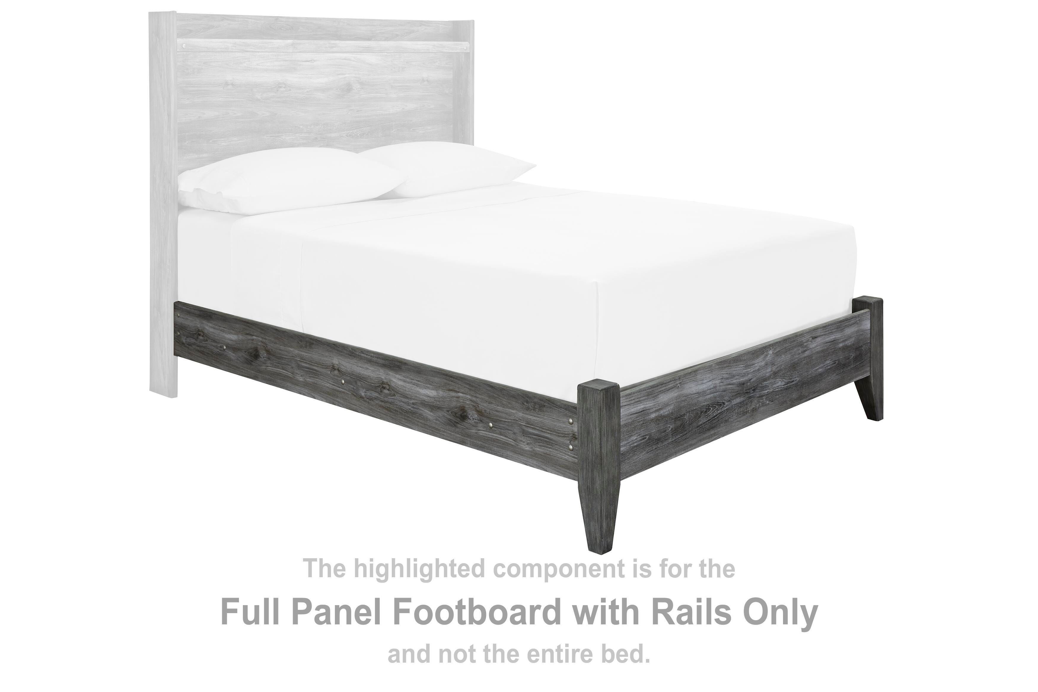 Baystorm Full Panel Footboard with Rails, , large