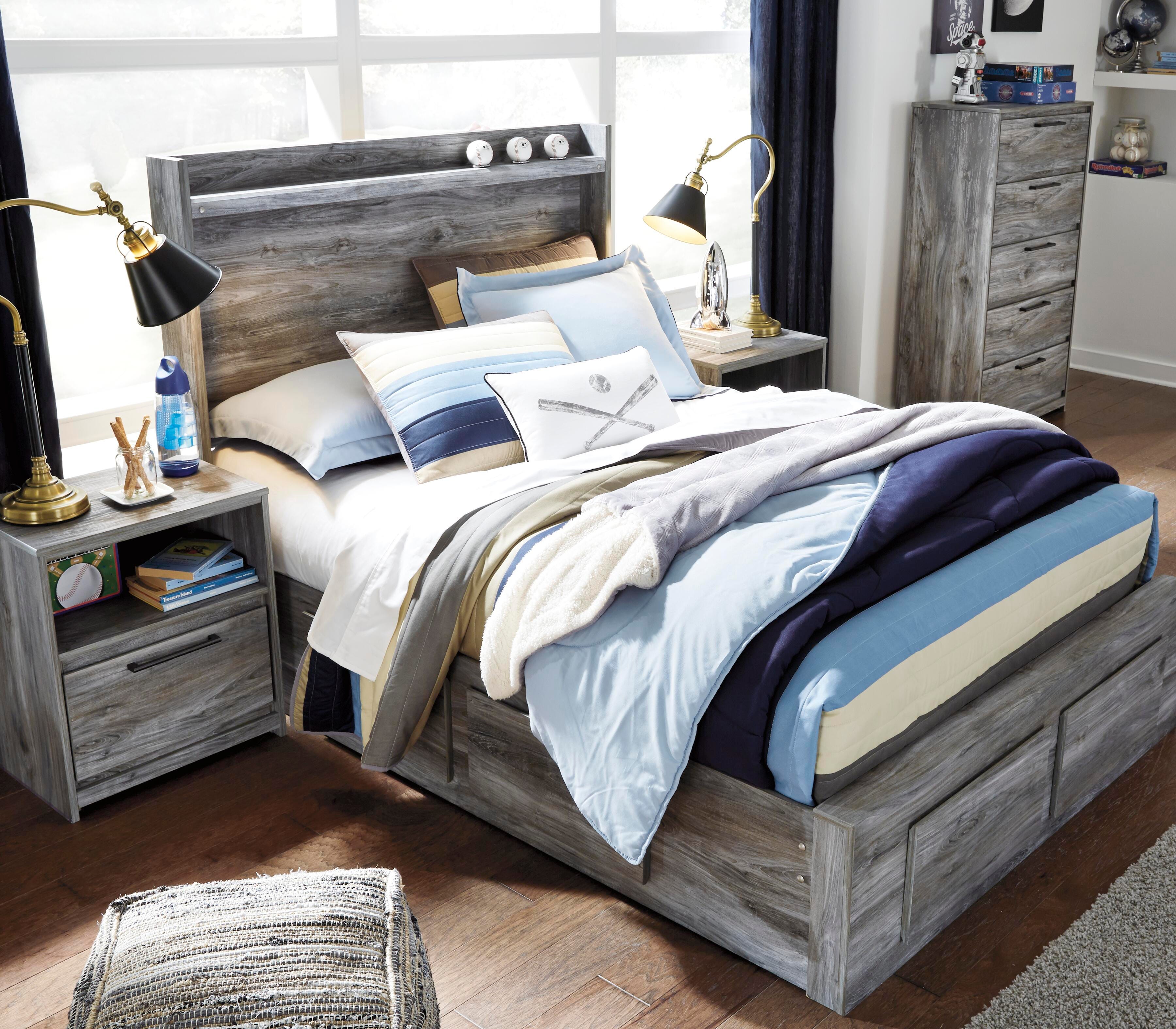 Baystorm Full Panel Bed with 4 Storage Drawers - image 5