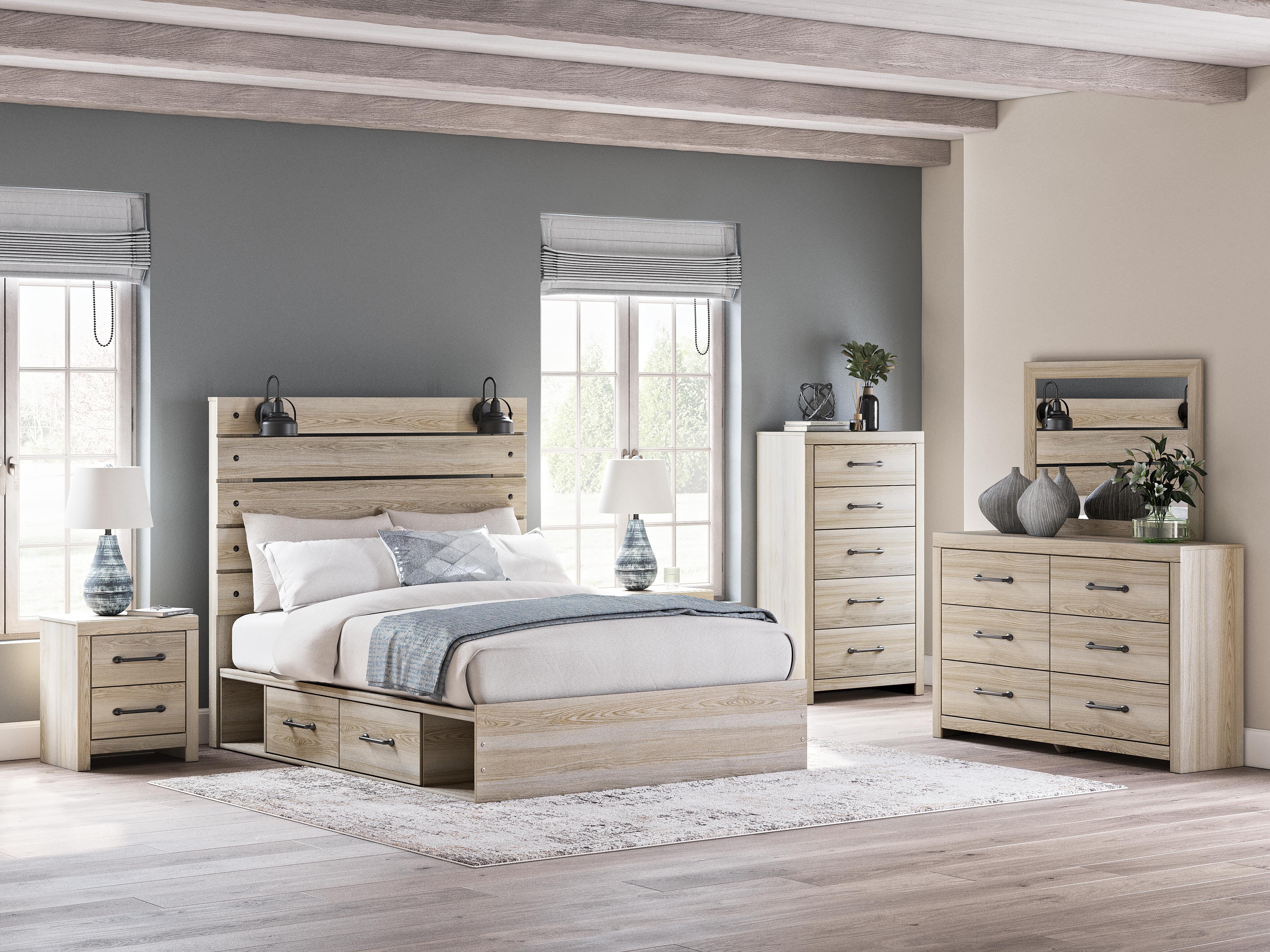 Senbry Queen Panel Bed with Storage - image 11