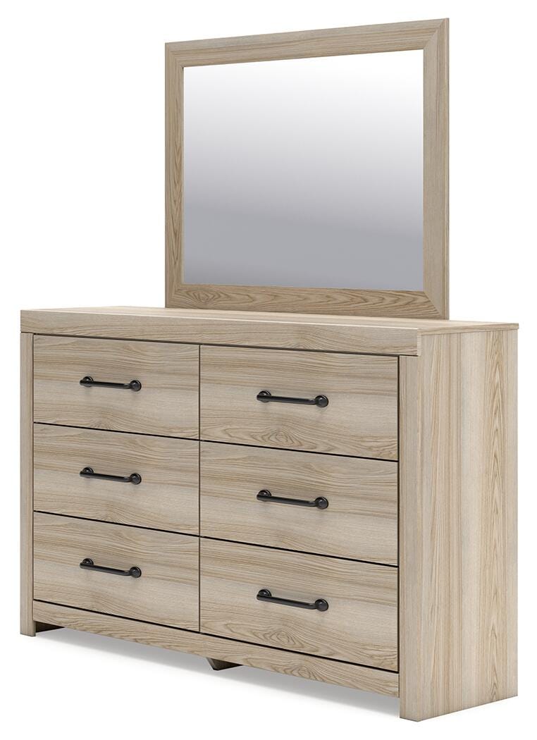 Senbry Dresser and Mirror, Tan, large