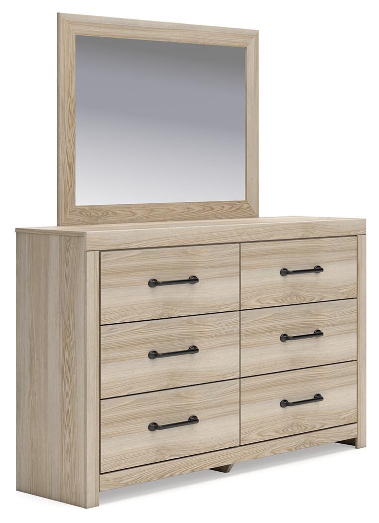 Senbry Dresser and Mirror, Tan, large
