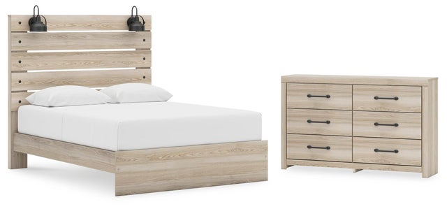 Senbry Queen Panel Bed with Dresser