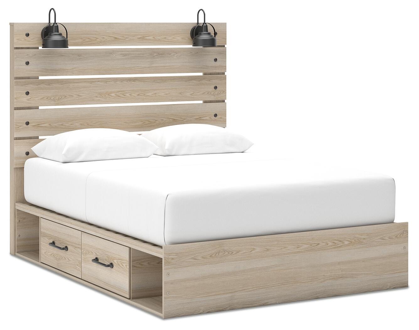Senbry Queen Panel Bed with Storage - image 2