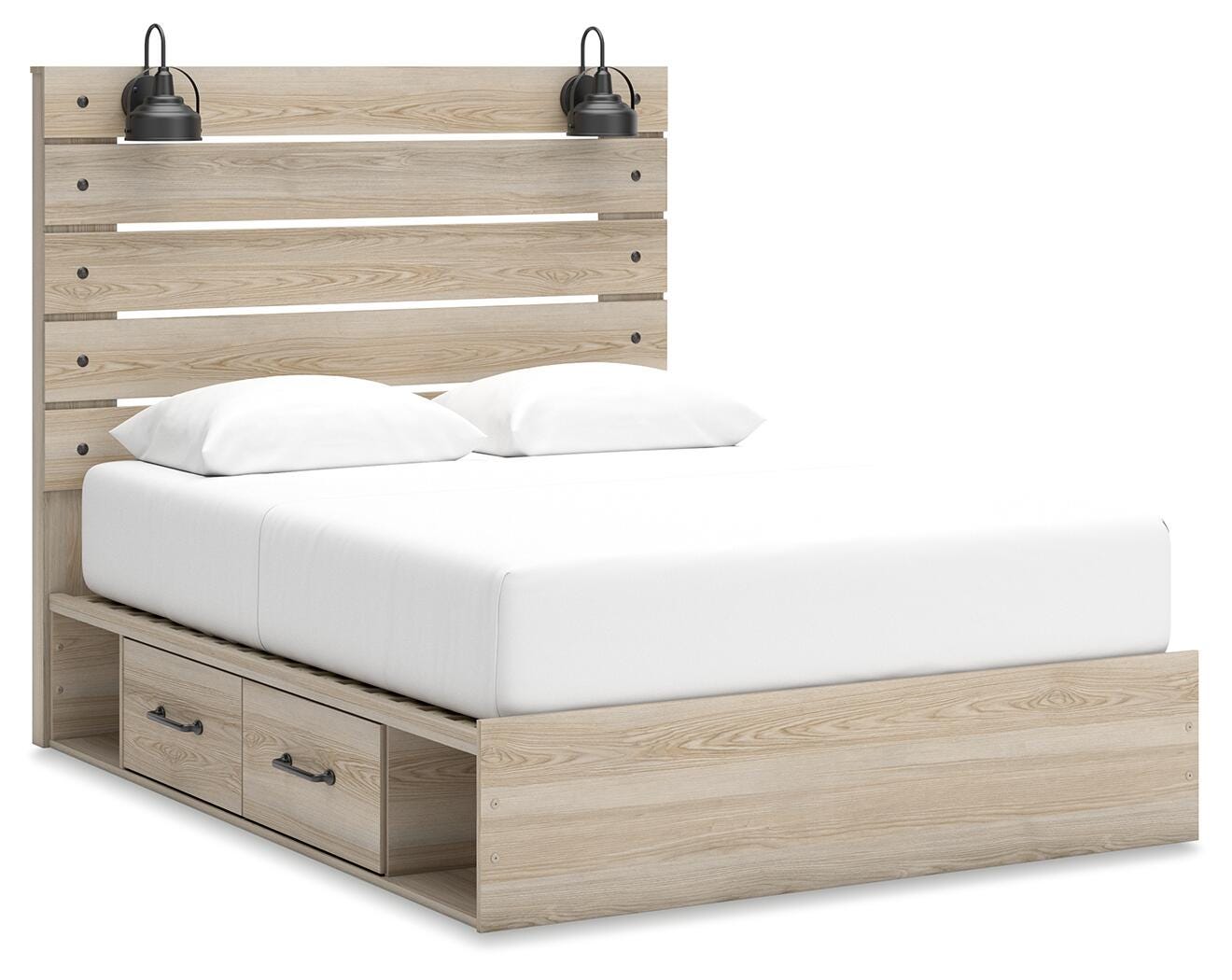 Senbry Queen Panel Bed with Storage - image 2