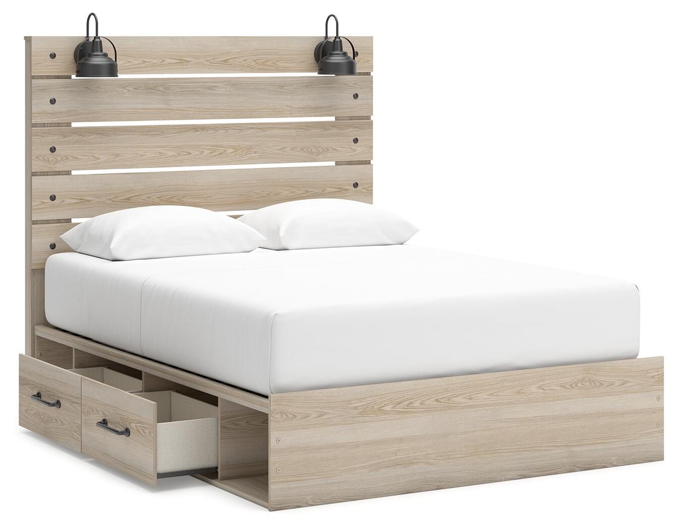 Senbry Queen Panel Bed with Storage - image 5