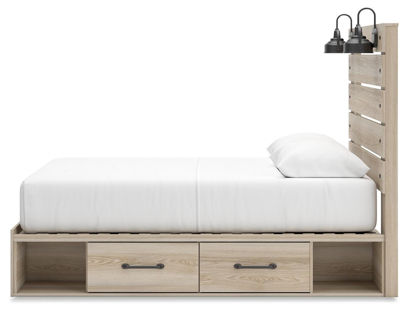 Senbry Queen Panel Bed with Storage - image 9