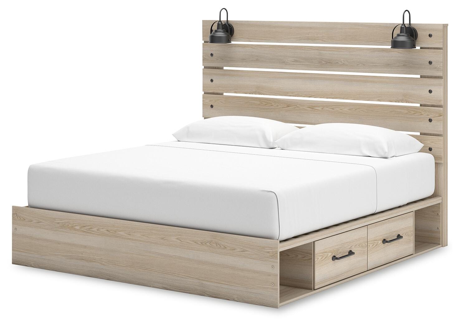 Cama tamaño King Senbry con almacenamiento - image 5