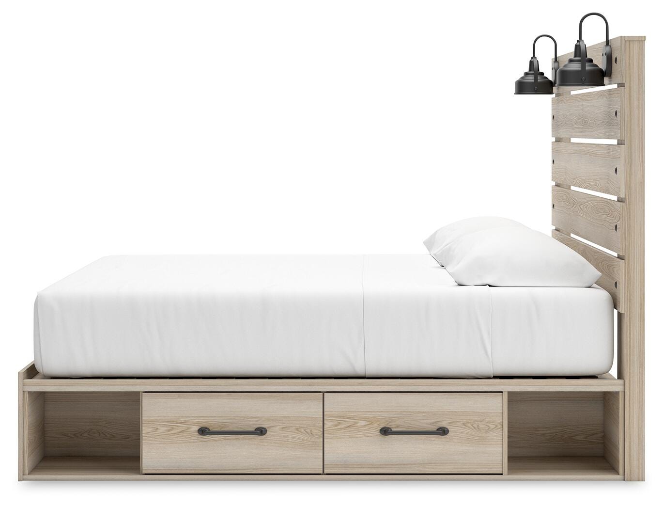 Cama tamaño King Senbry con almacenamiento - image 9