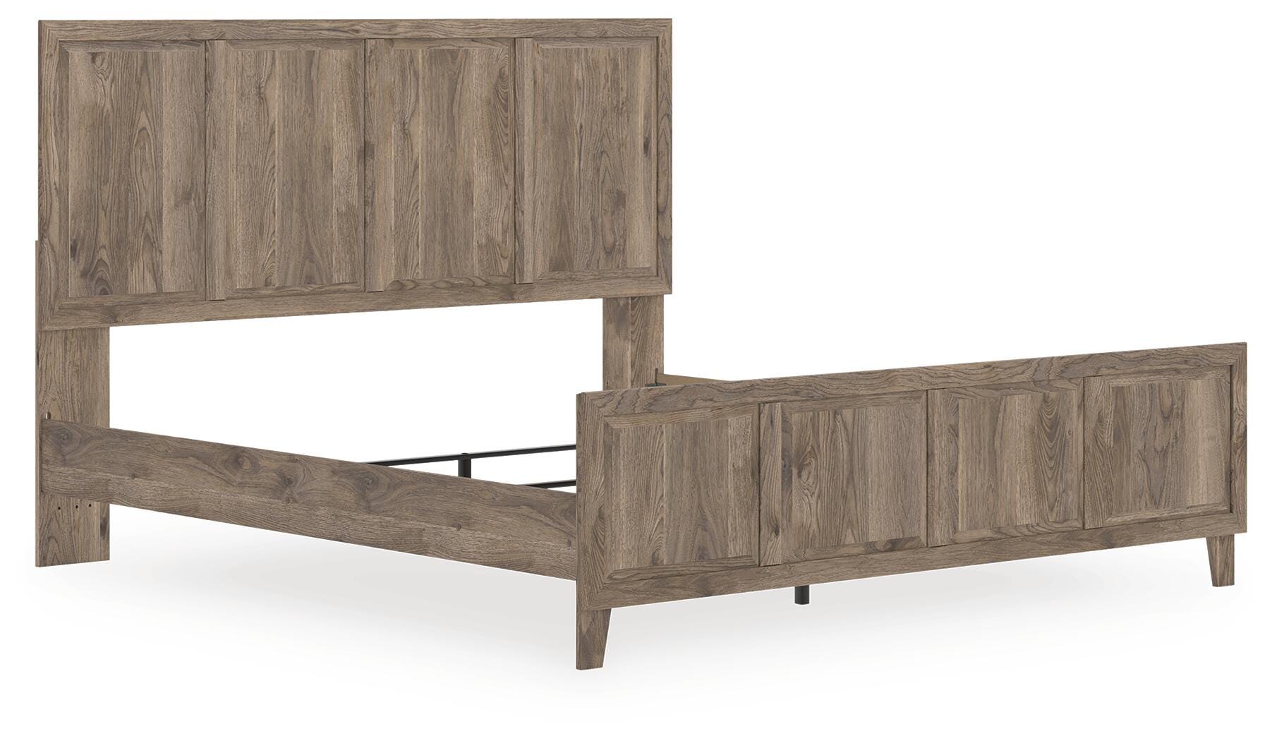 Keithland King Panel Bed, Brown, rollover
