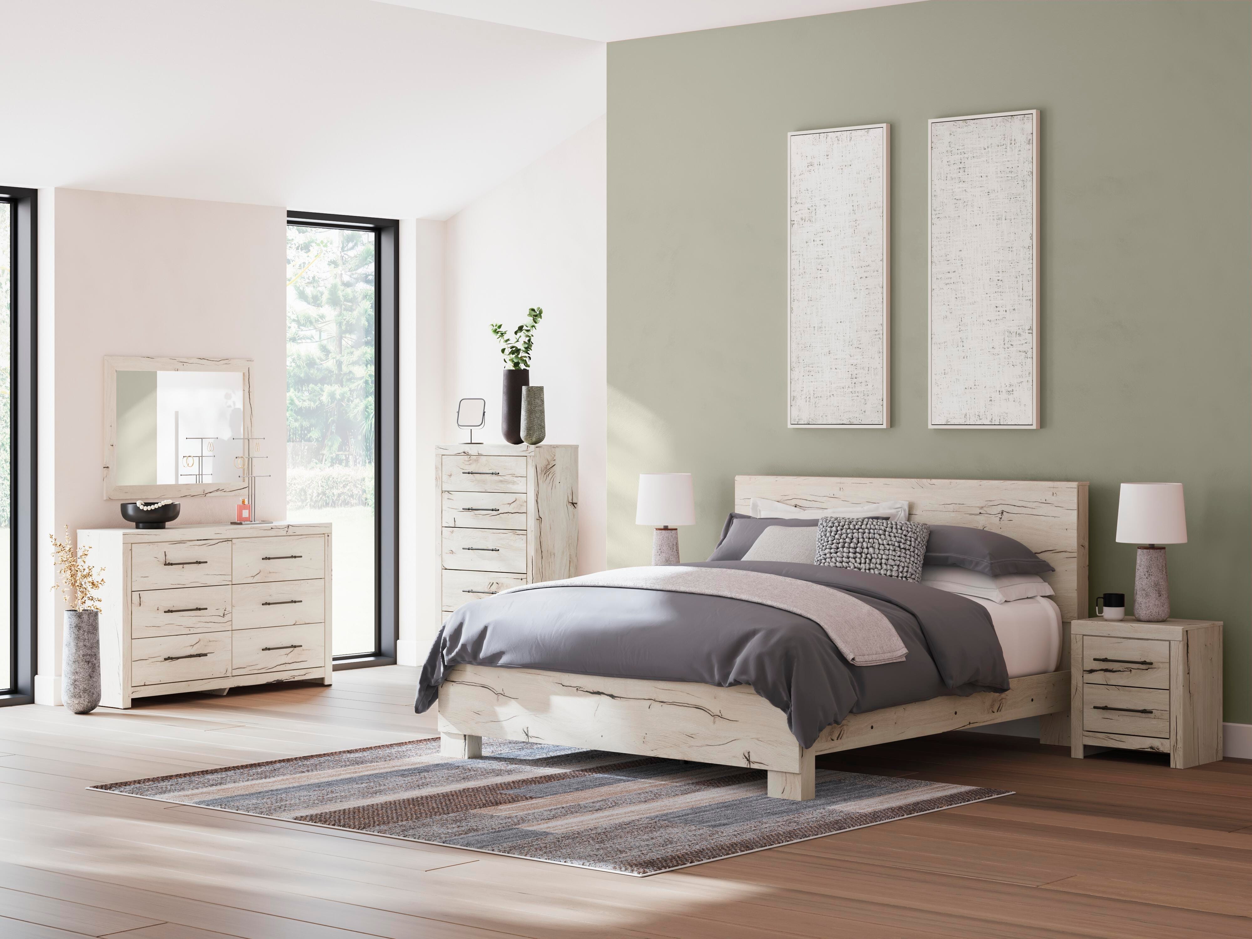 Cama con panel Lawroy King - image 9