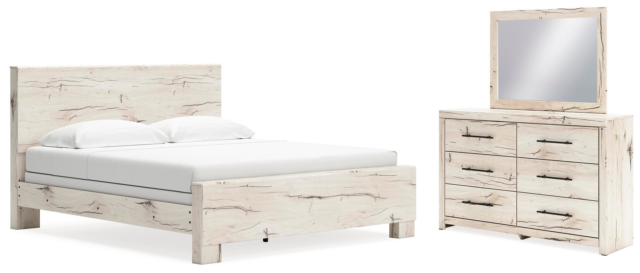 Cama, cómoda y espejo Lawroy King - image 1