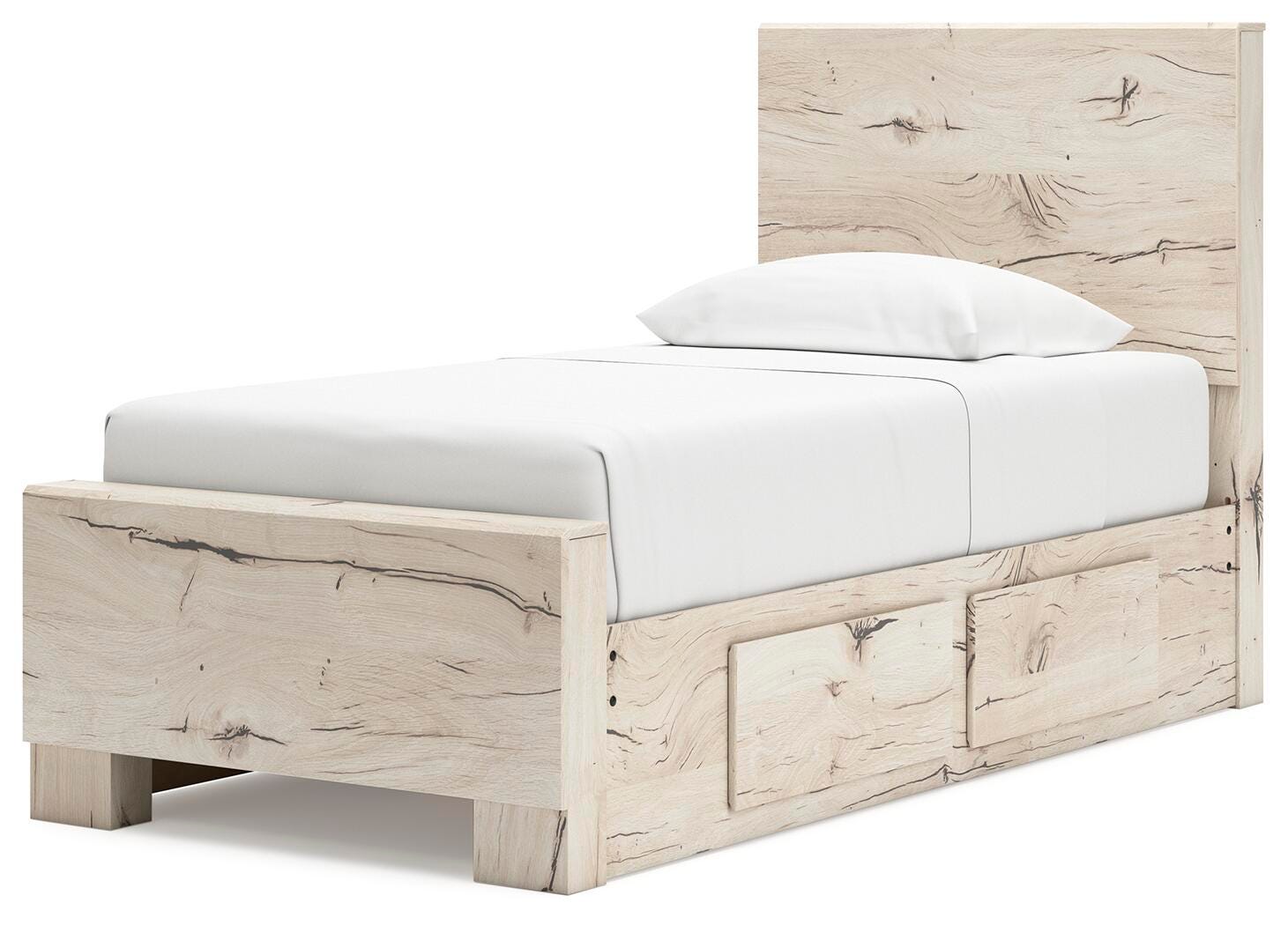 Cama Lawroy con dos paneles y almacenamiento - image 4