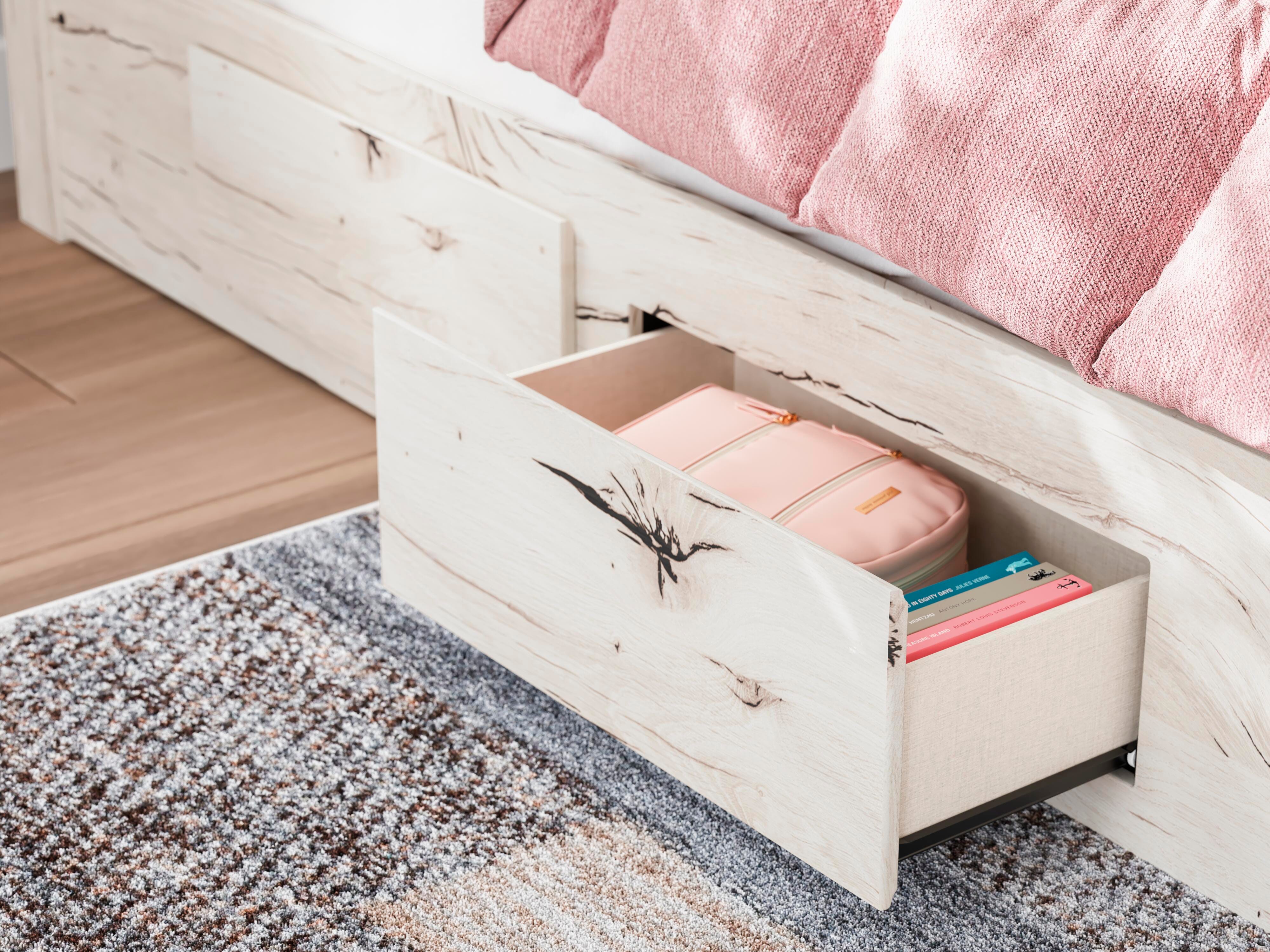 Cama Lawroy con dos paneles y almacenamiento - image 12