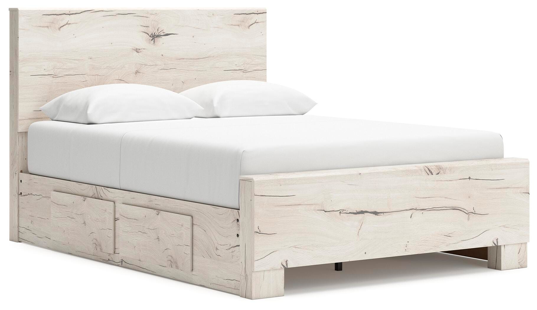 Cama de panel Queen Lawroy con almacenamiento - image 2
