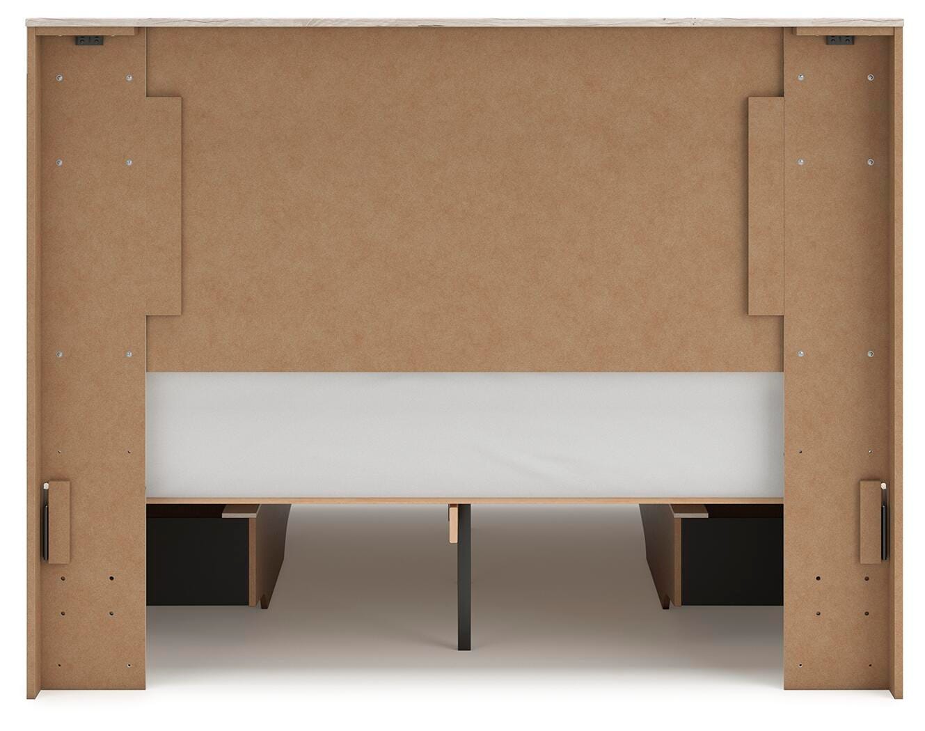Cama de panel Queen Lawroy con almacenamiento - image 8