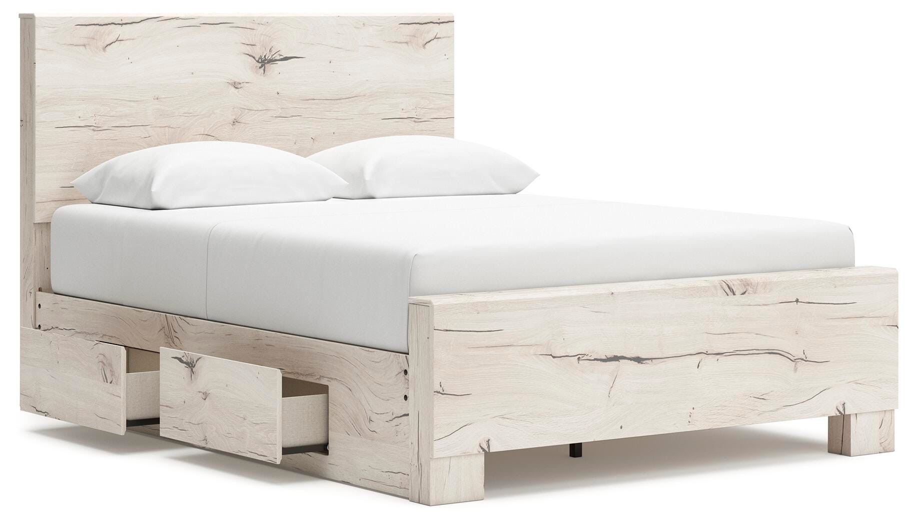 Cama de panel Queen Lawroy con almacenamiento - image 3