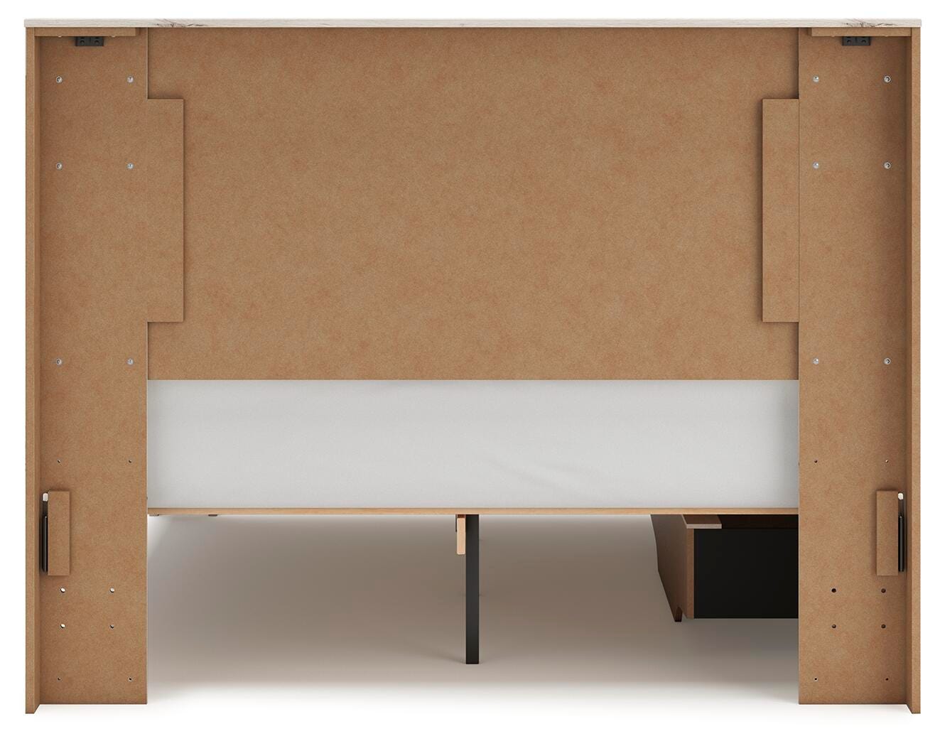Cama de panel Queen Lawroy con almacenamiento - image 8