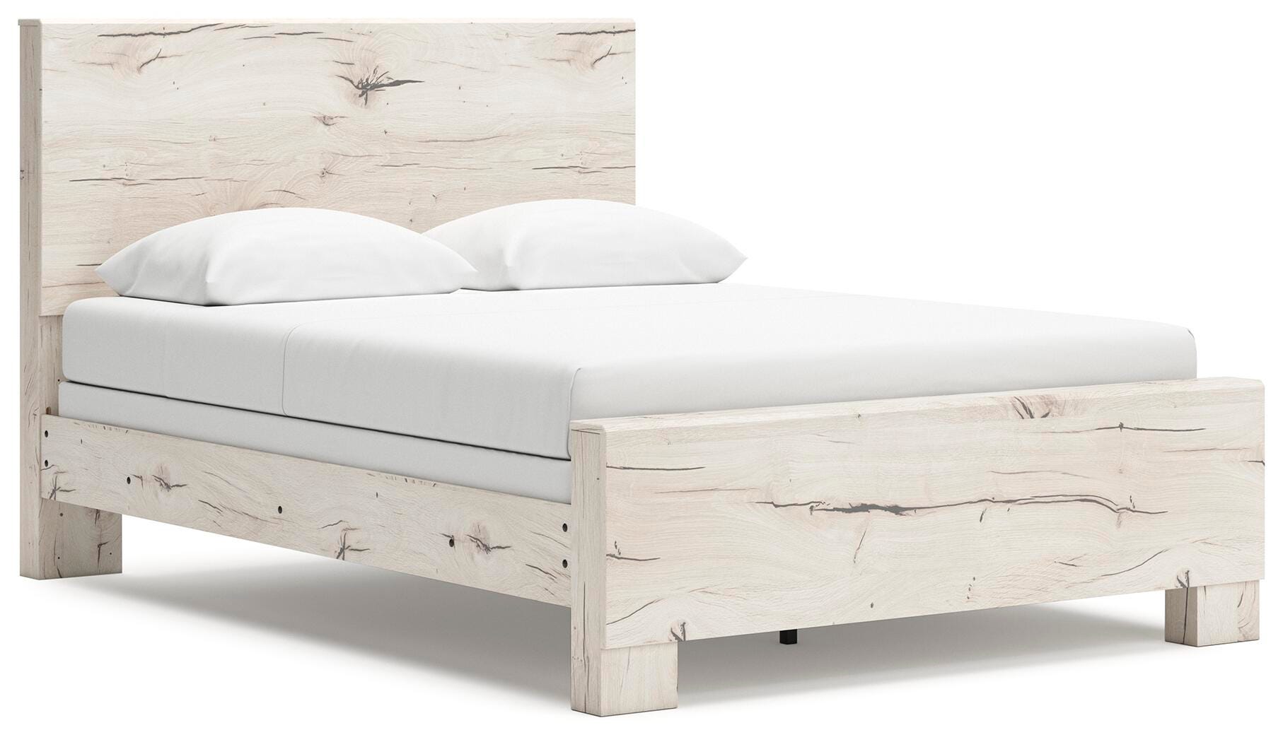Cama con panel Lawroy Queen, cómoda y espejo - image 8