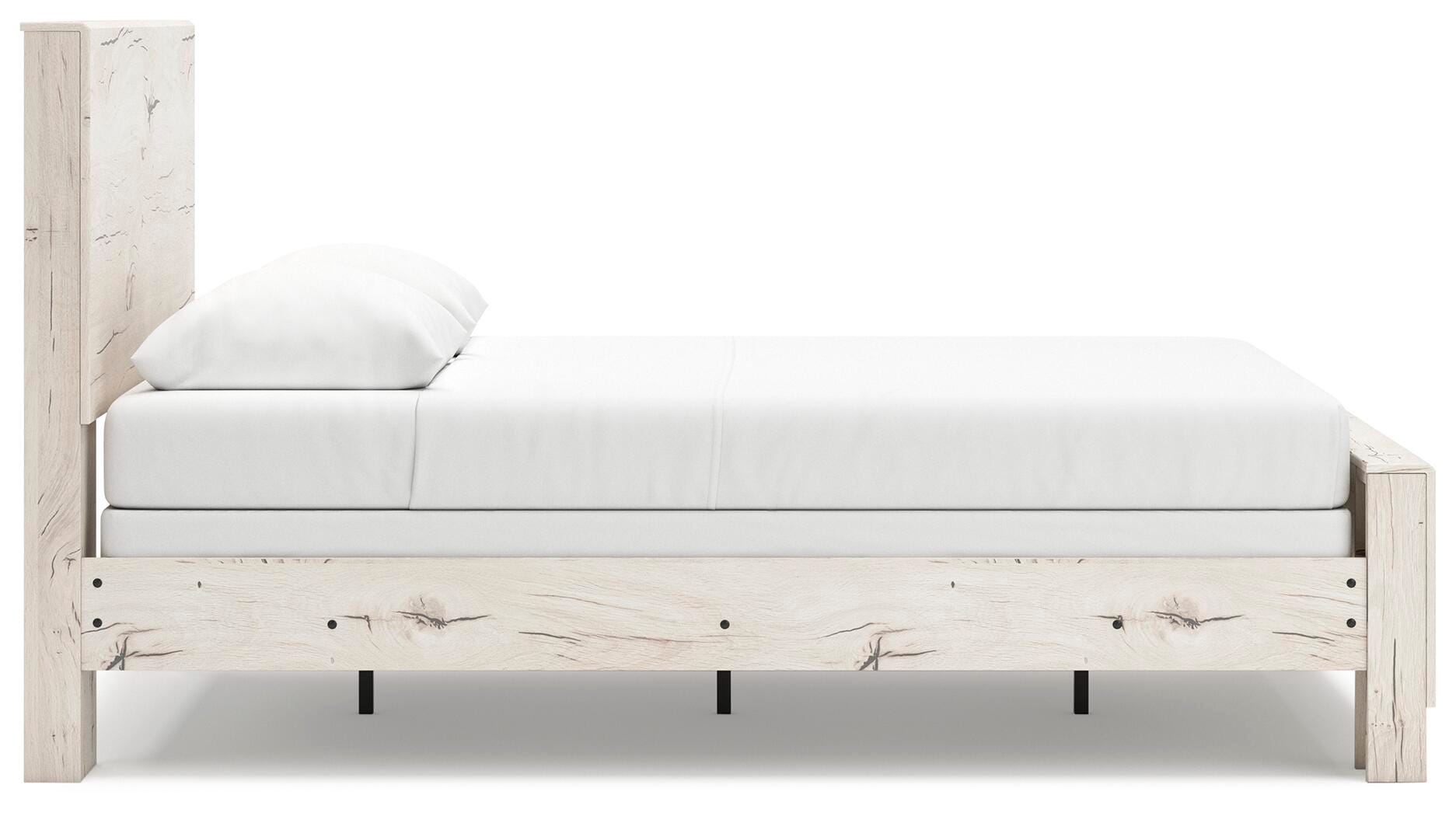 Cama con panel Lawroy Queen, cómoda y espejo - image 9
