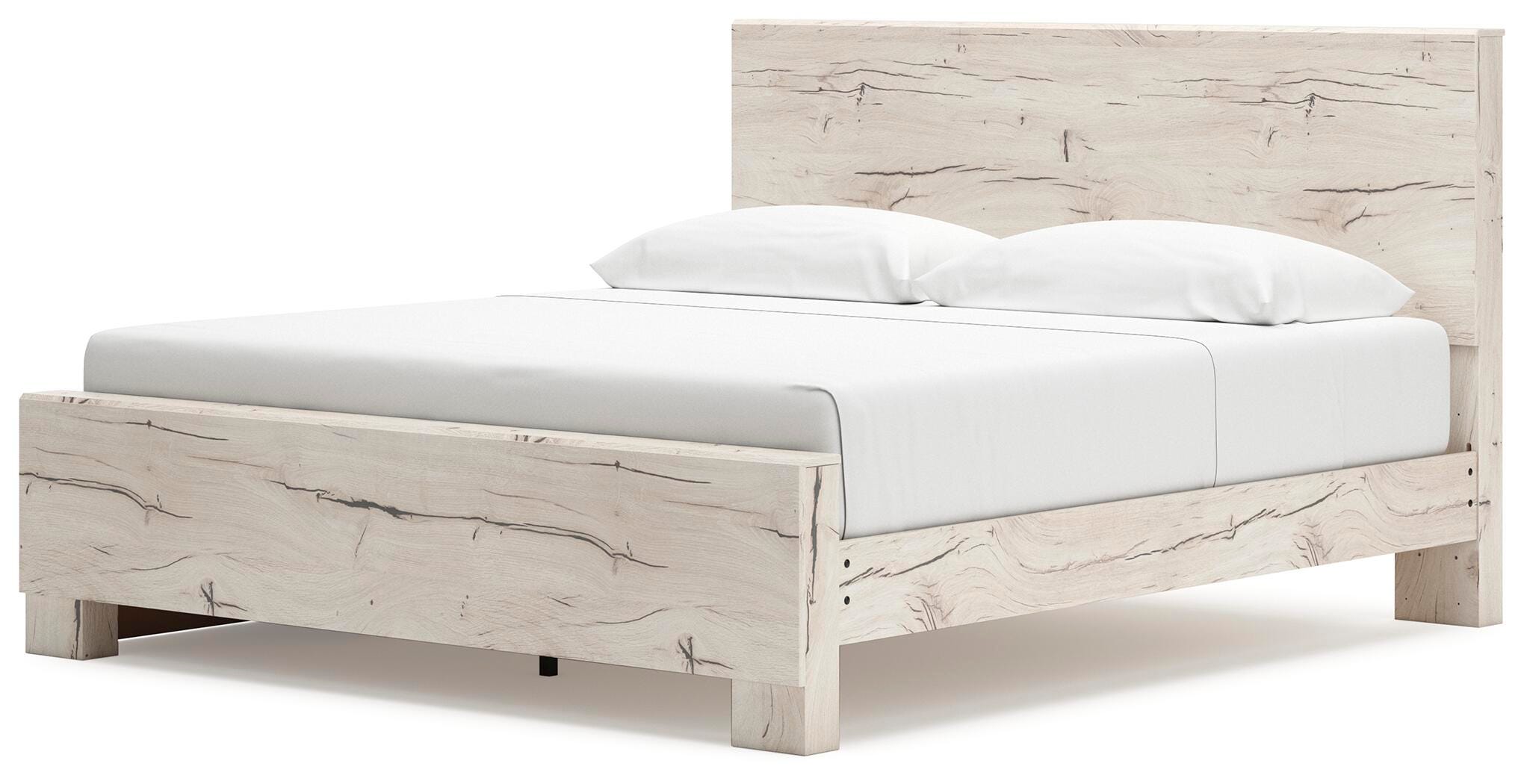 Cama con paneles Lawroy King con almacenamiento, tocador y espejo - image 13
