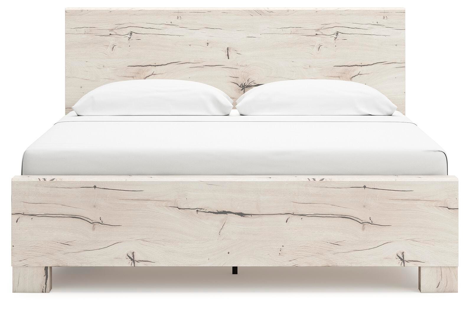 Cama con paneles Lawroy King con almacenamiento, tocador y espejo - image 12